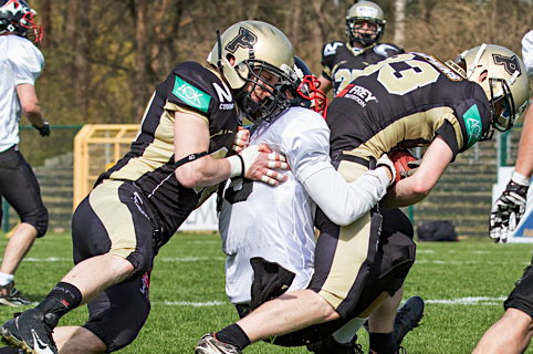 20160315 Saisonvorbereitung PaderbornDolphins vs SolingenPaladin Bild01