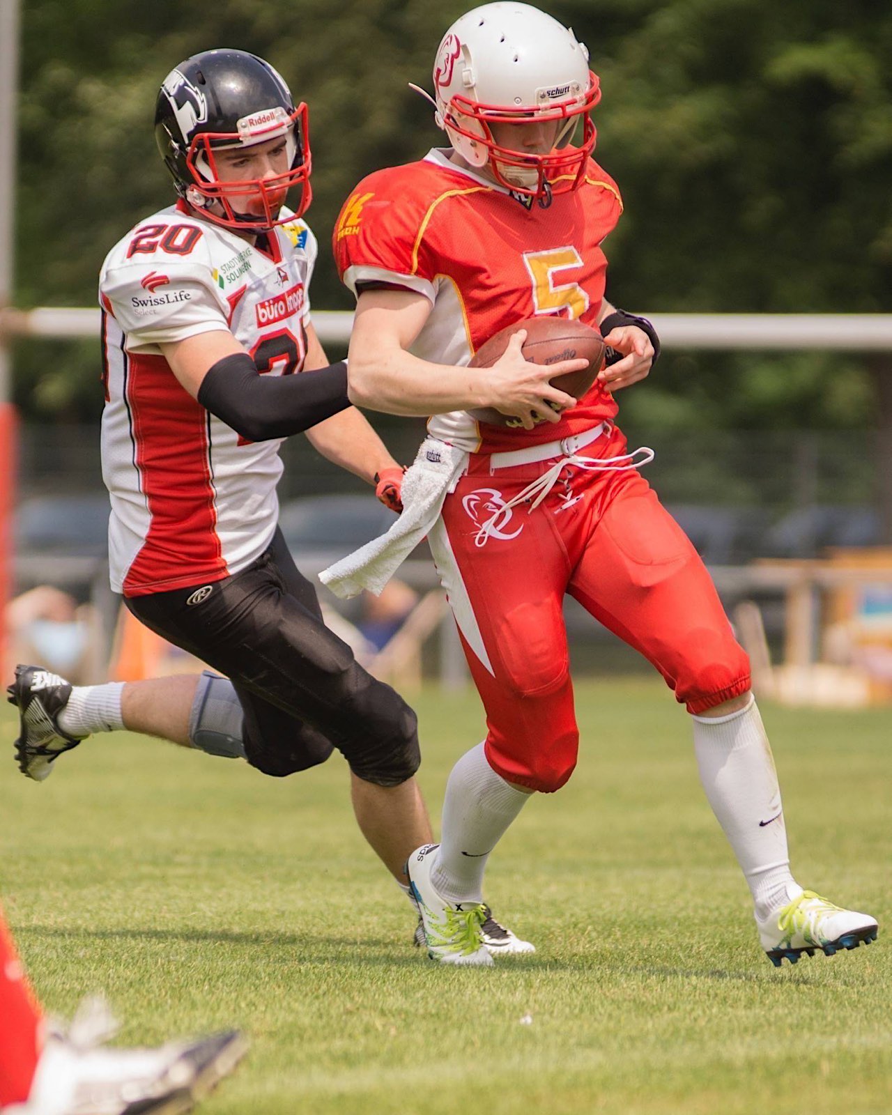 Quarterback Lasse Vennhoff fuhrte sein Team uber das Feld-Foto: Philip Jevric