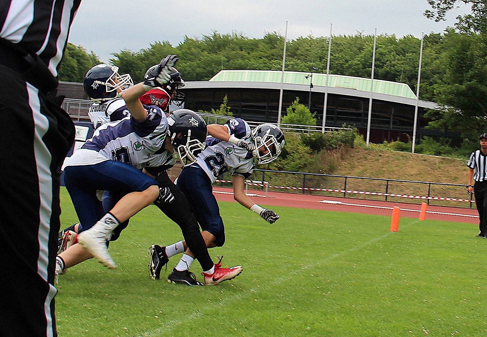 Gestolpert U16 Typhoons gegen die Cologne Falcons