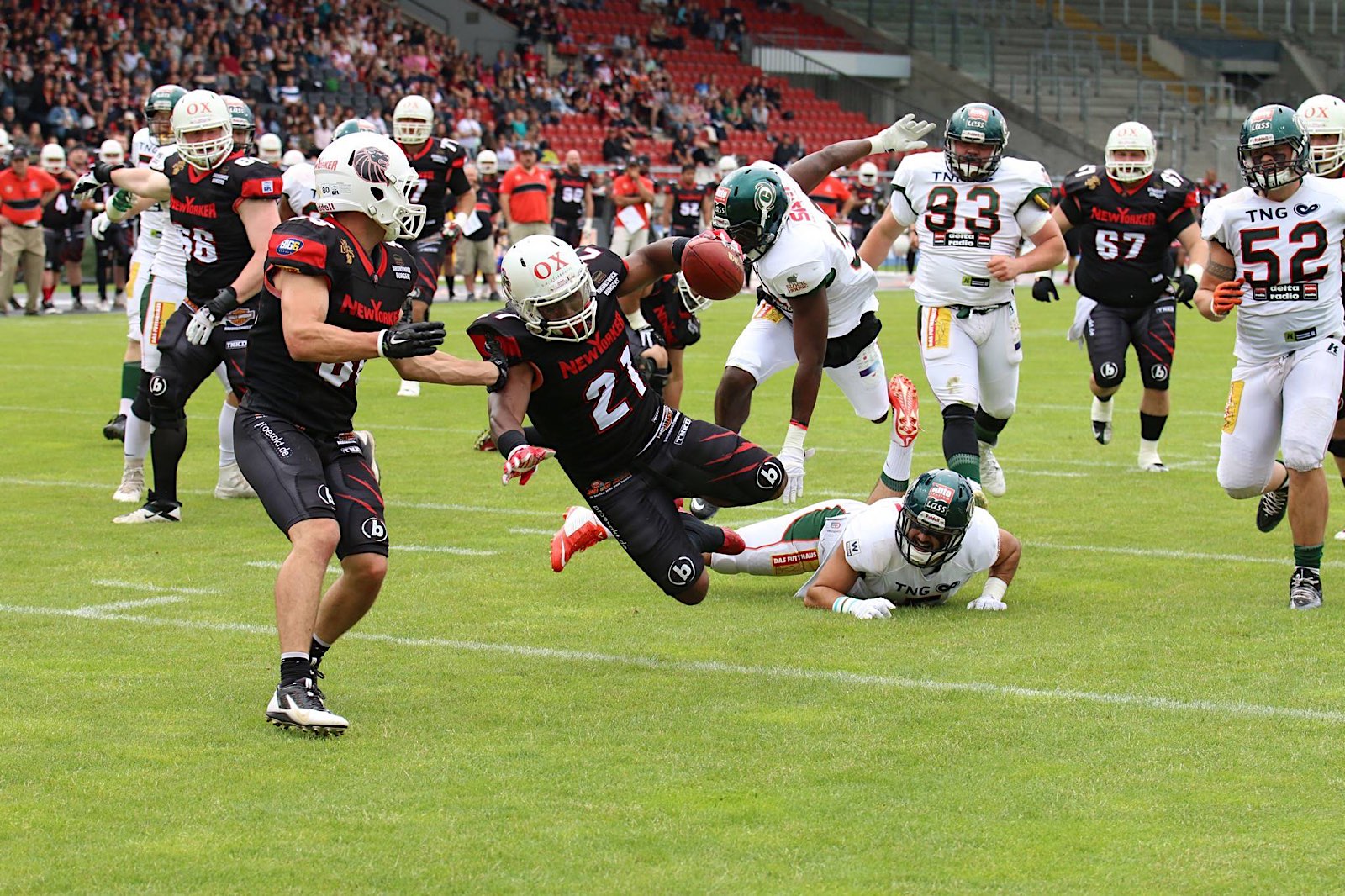 RB 21 D. McCants erzielte seinen 100