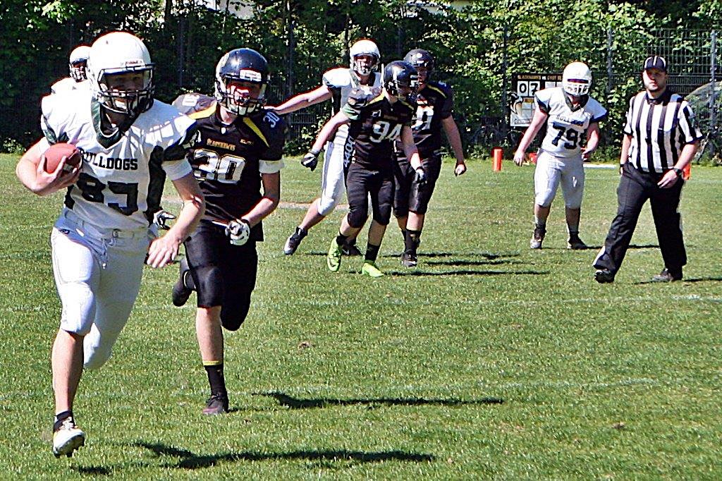 Marc Bunzel zum Touchdown