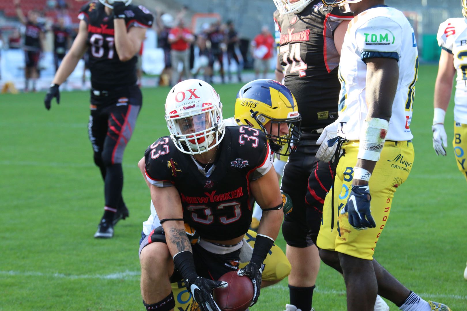 RB 33 Tobais Nick erzielte seinen ersten Touchdown als Löwe 1