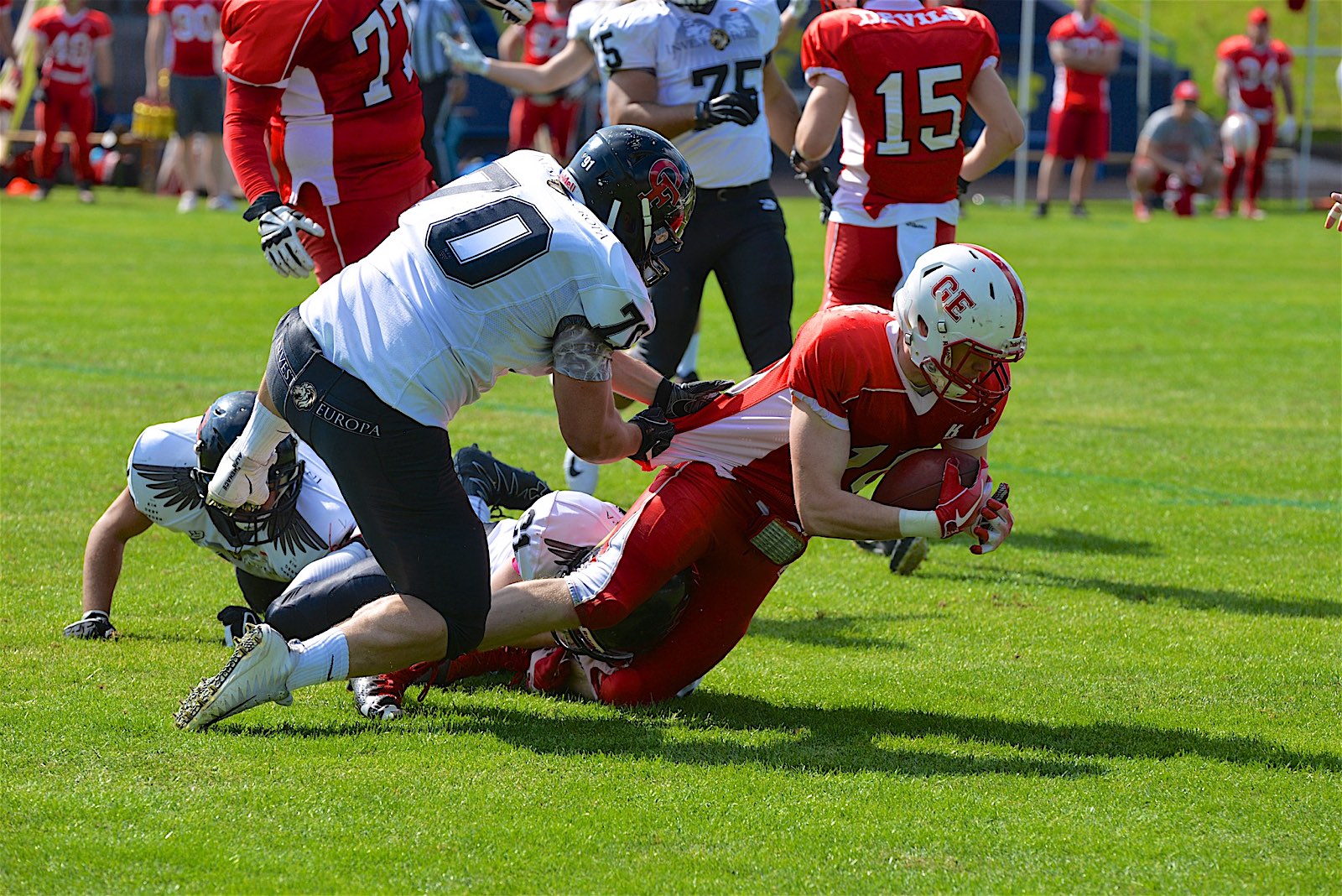 Im letzten Spiel in der Regionalliga 2019 treffen die Cologne Falcons auf die Gelsenkirchen Devils (Foto: Oliver Jungnitsch) 