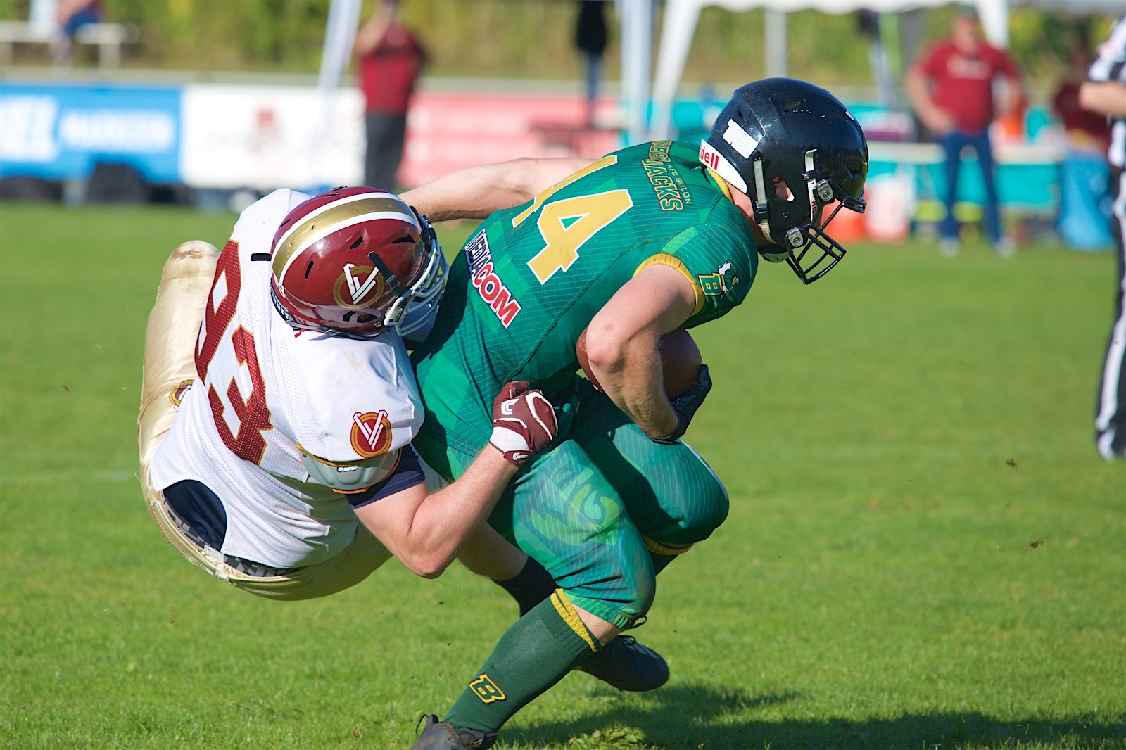 Vikings konnten nicht verhindern, dass die Lumberjacks den zweiten Platz in der Landesliga (Gruppe Ost) übernahmen  (Foto: Nick Jungnitsch)