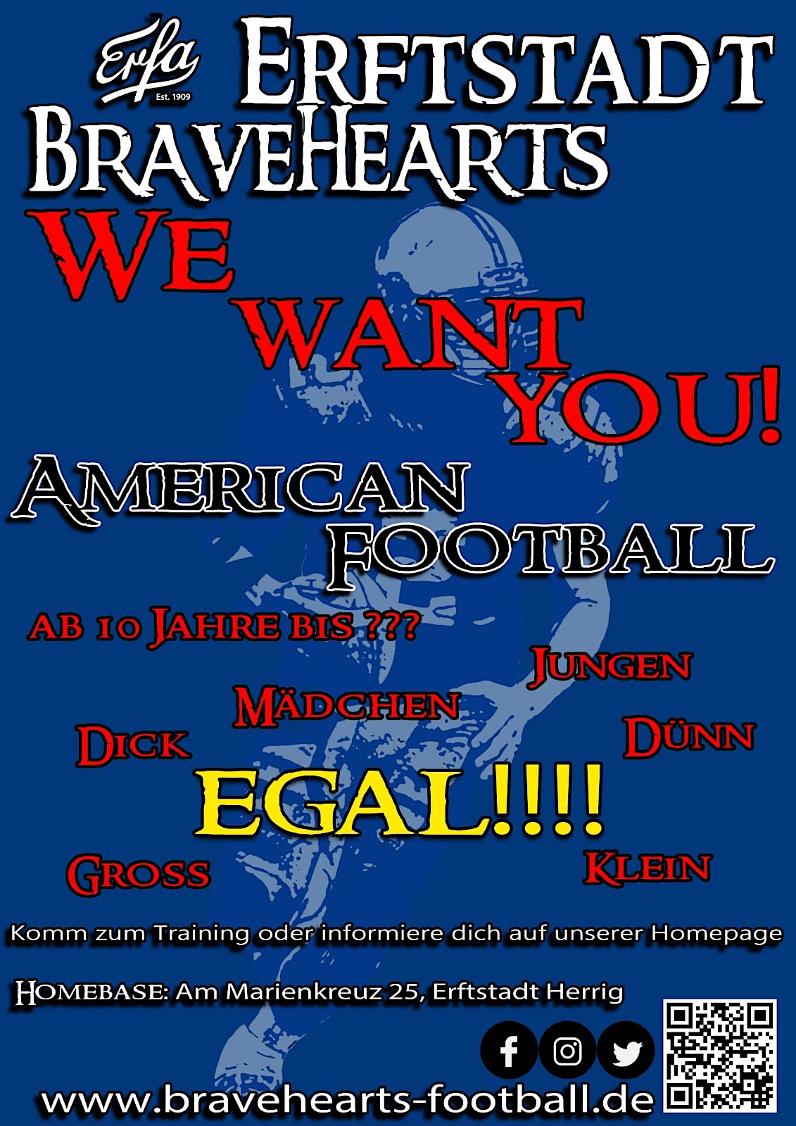 We want you