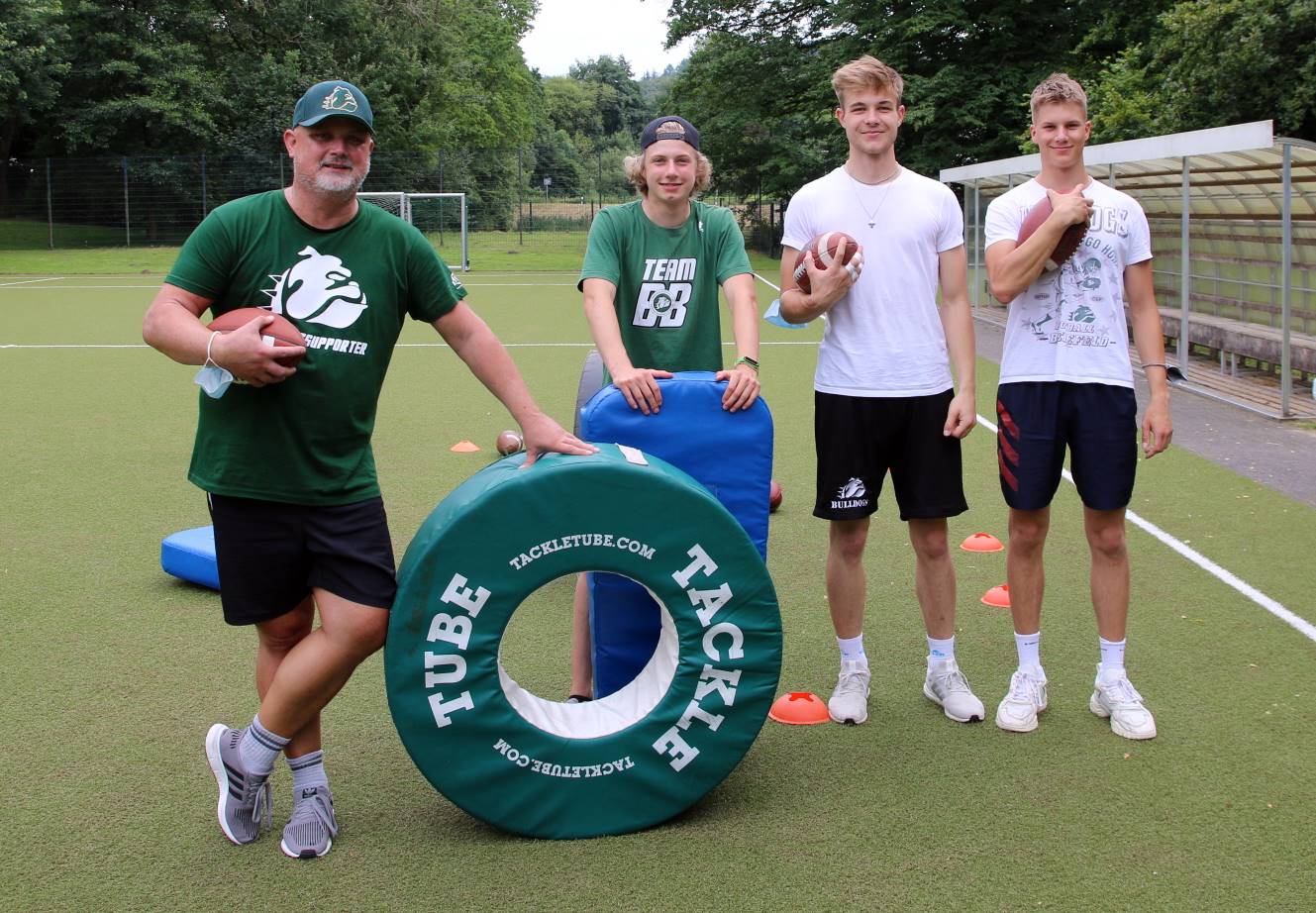 Von links: Andre Zarnke, Felix Hofer, Chris Busse und Justin Winckler - Foto: A.Zarnke 