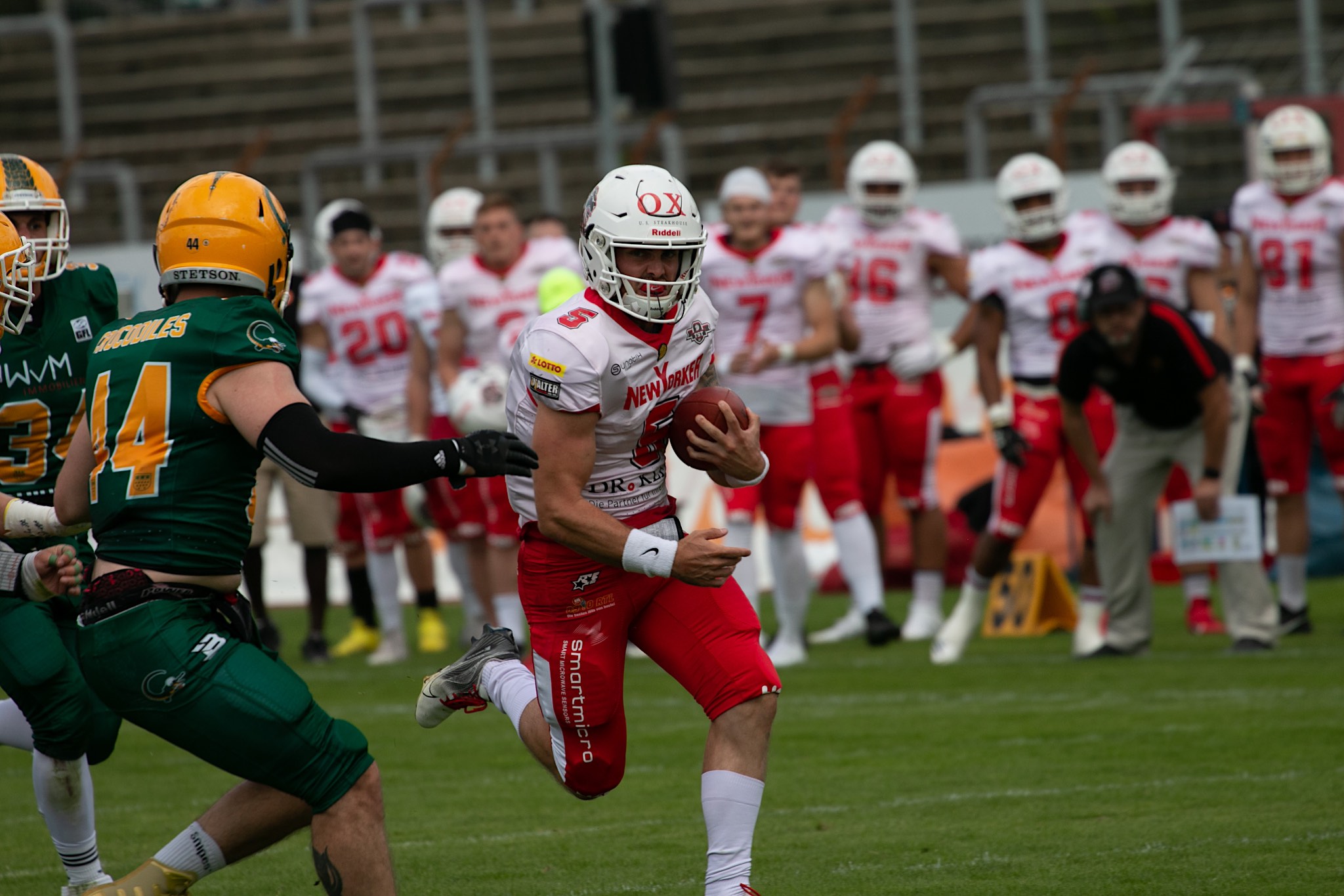 QB #5 Jake Kennedy (Foto: Foto: Fabian Uebe)