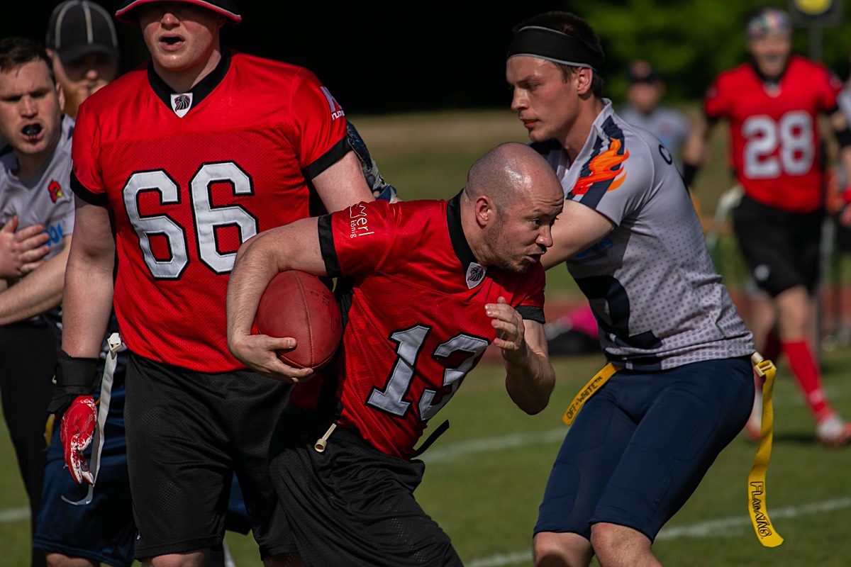 Lions Flag RB Sebastian Luckas (Foto: Fabian Uebe)