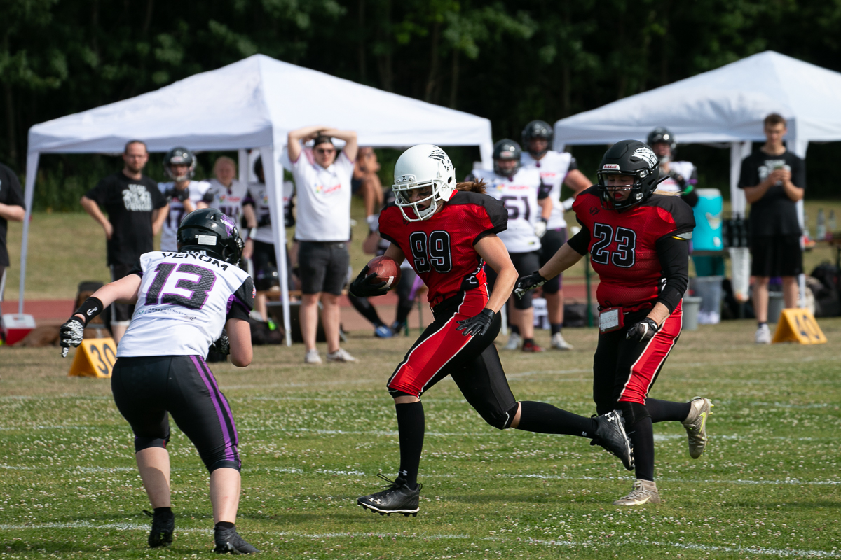 Lady Lions WR Alicia Sorge 99 - Foto: Fabian Uebe