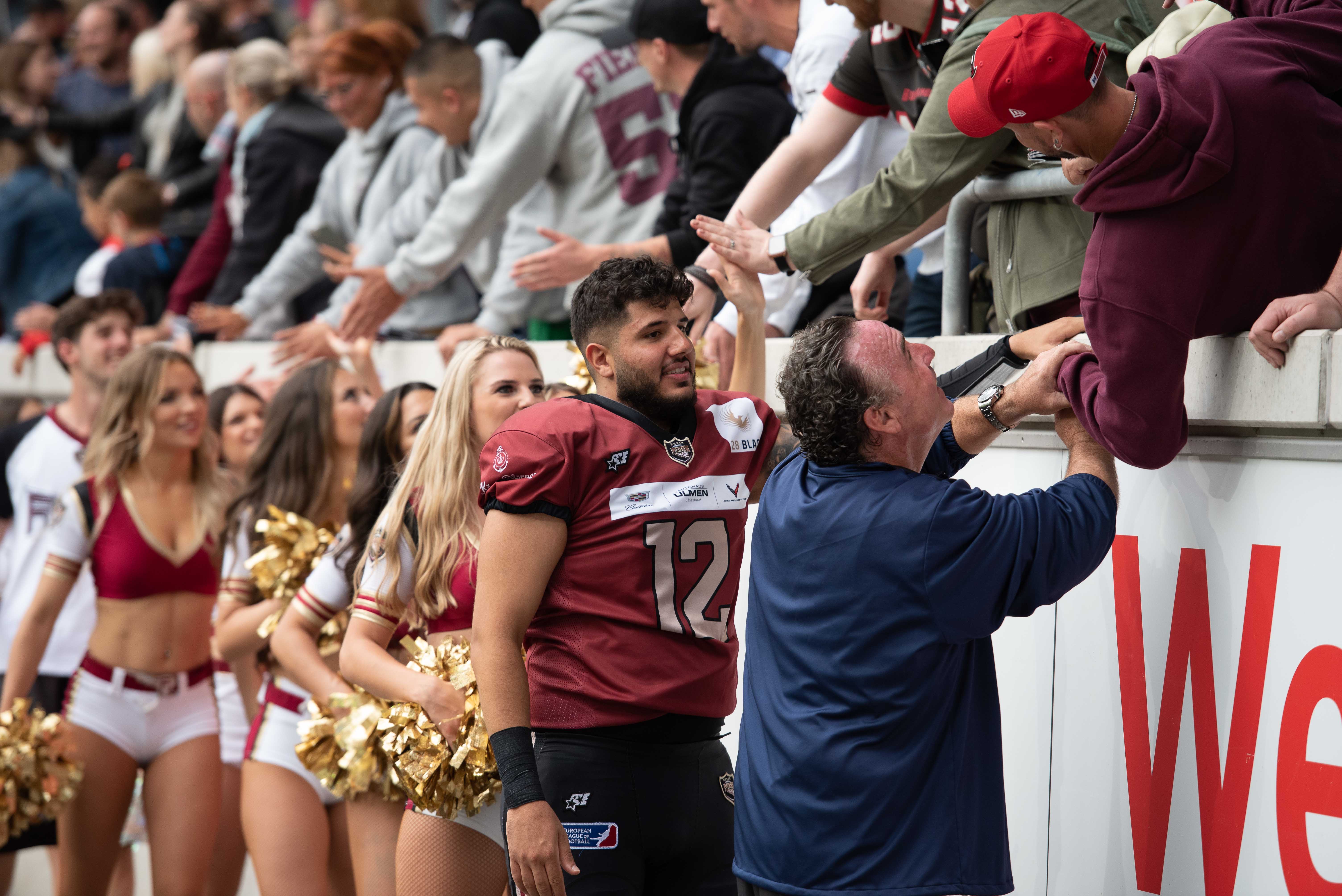 Als Starting Quarterback wird am kommenden Sonntag gegen die Hamburg Sea Devils nun Rohat Dadgelen#12 auflaufen (Foto: Oliver Jungnitsch)