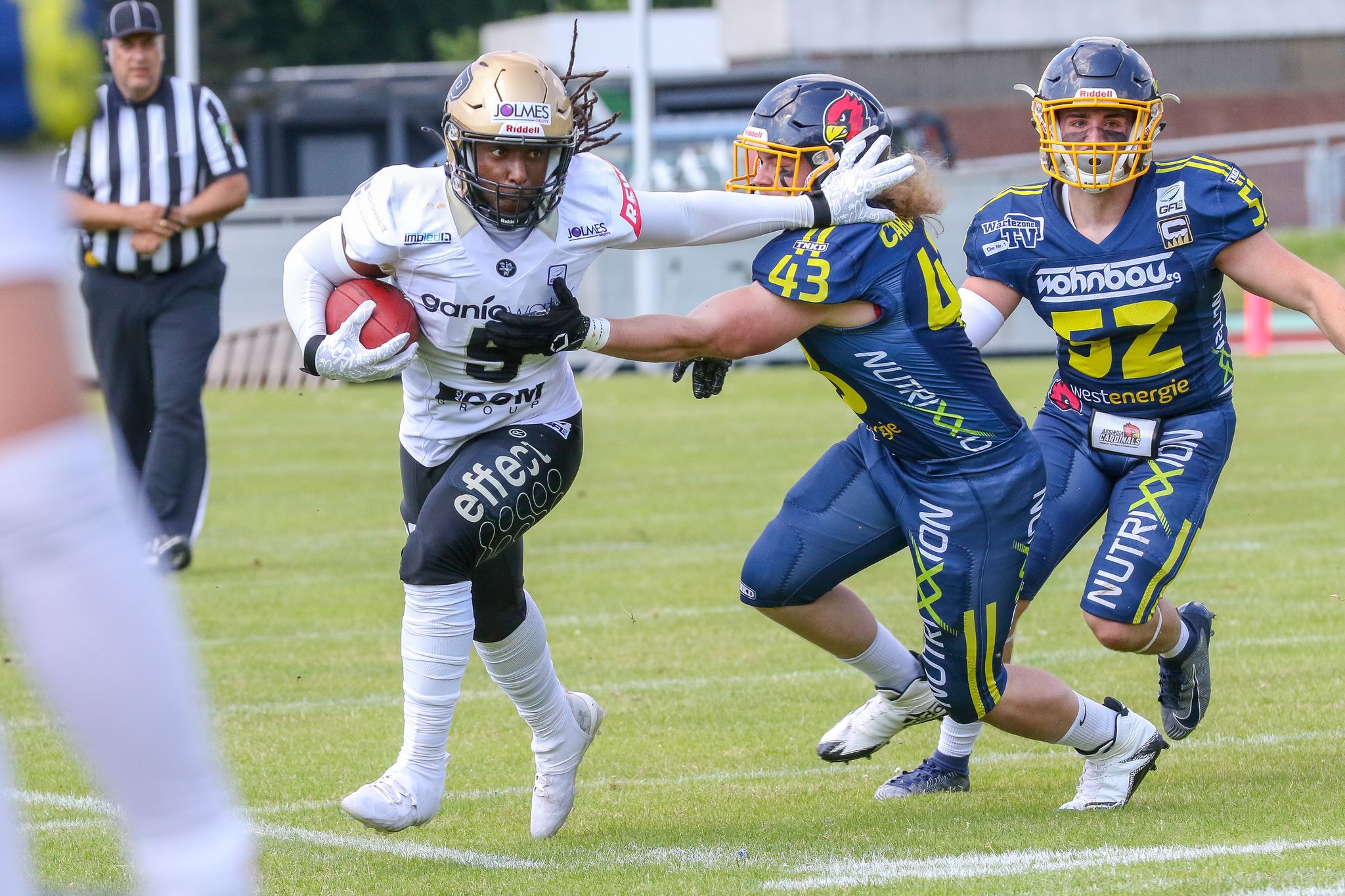 Im vorletzten Spiel der Saison treffen die Cardinals am Sonntag auswärts auf die Paderborn Dolphins - Foto: Sascha Schneider