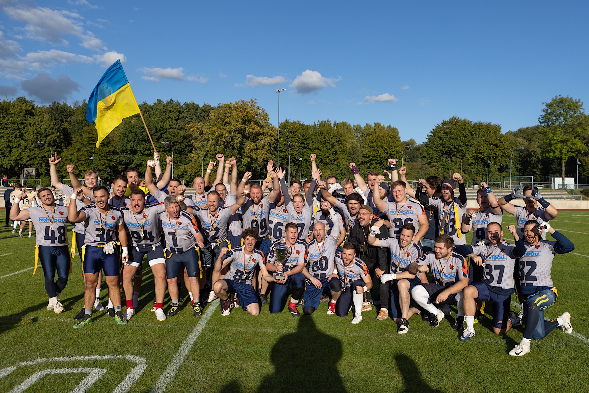 Cardinals Flagfootball Team ist Deutscher Meister! - Foto: Roland Schicho / @shotbyfrogg