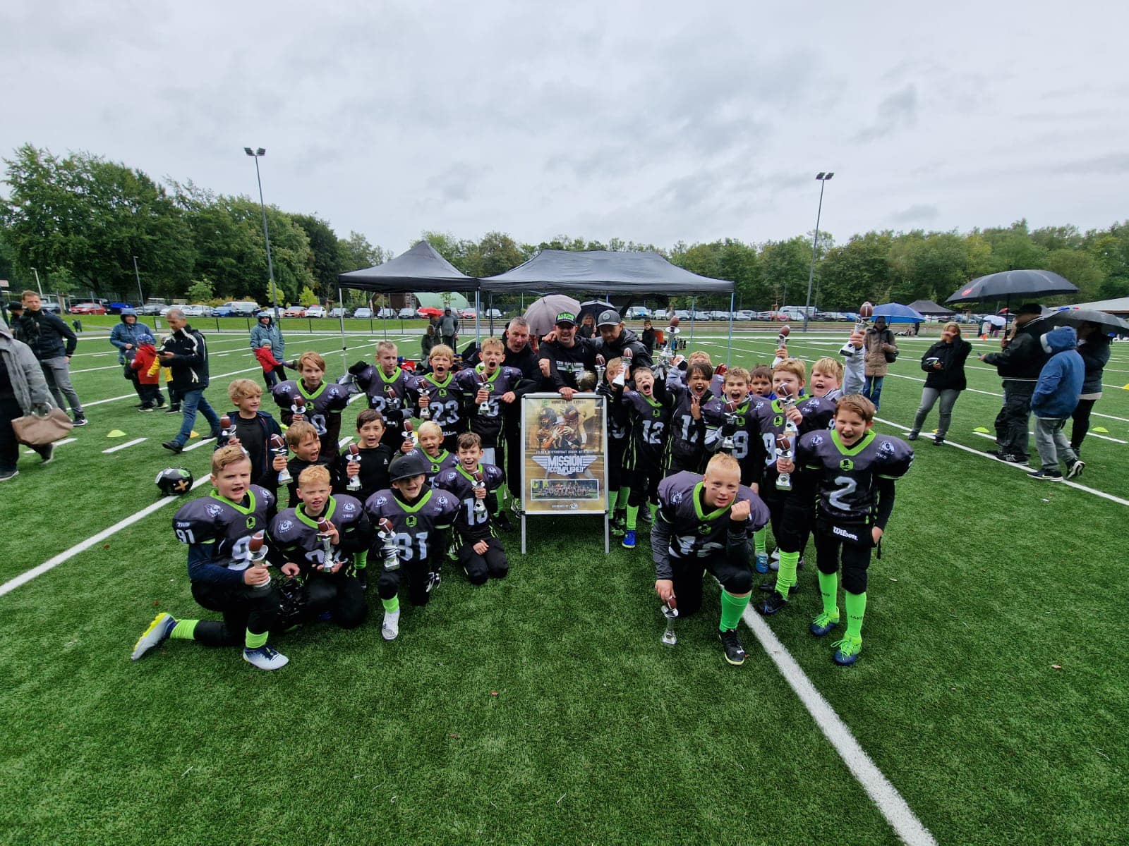 Pefekte Saison -  U10 gewinnt die NRW Liga Mitte (Foto: Herne Black Barons)