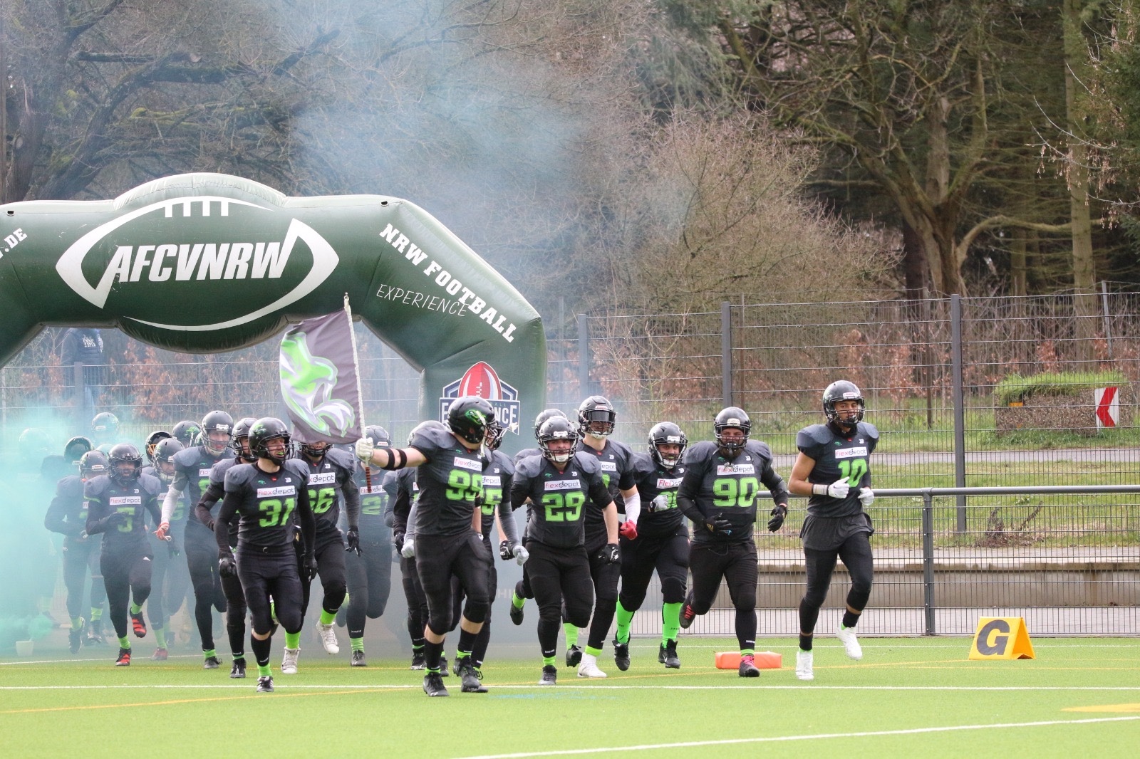 Im Testspiel schlagen die Blackvenom die Lions aus Euskirchen - Foto: Blackvemon