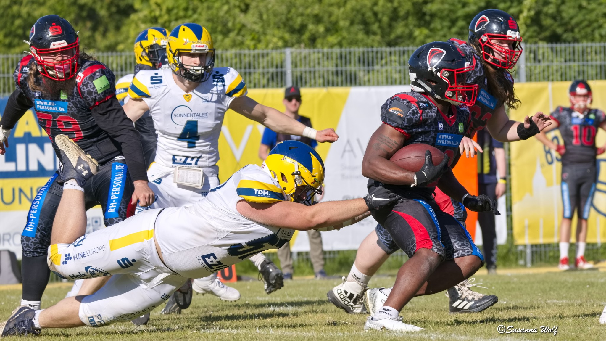 Die Solingen Paladins verlieren gegen die Hildesheim Invaders mit 43:22- Foto: Susanna Wolf