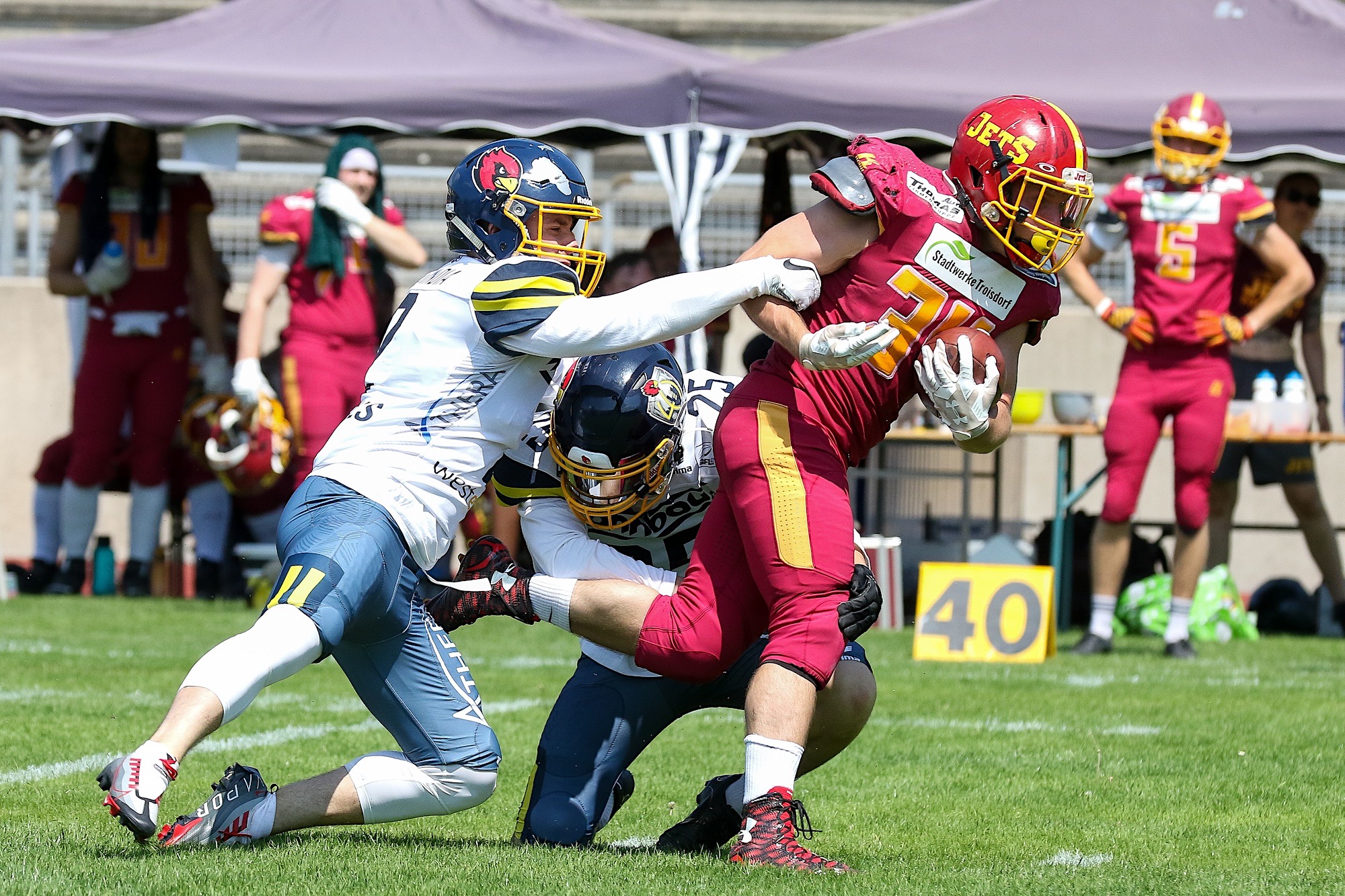 Das letzte Spiel der Saison 2023: Assindia Cardinals zu Gast im Rhein-Sieg-Kreis - Foto: S.Schneider/@sushysan.de