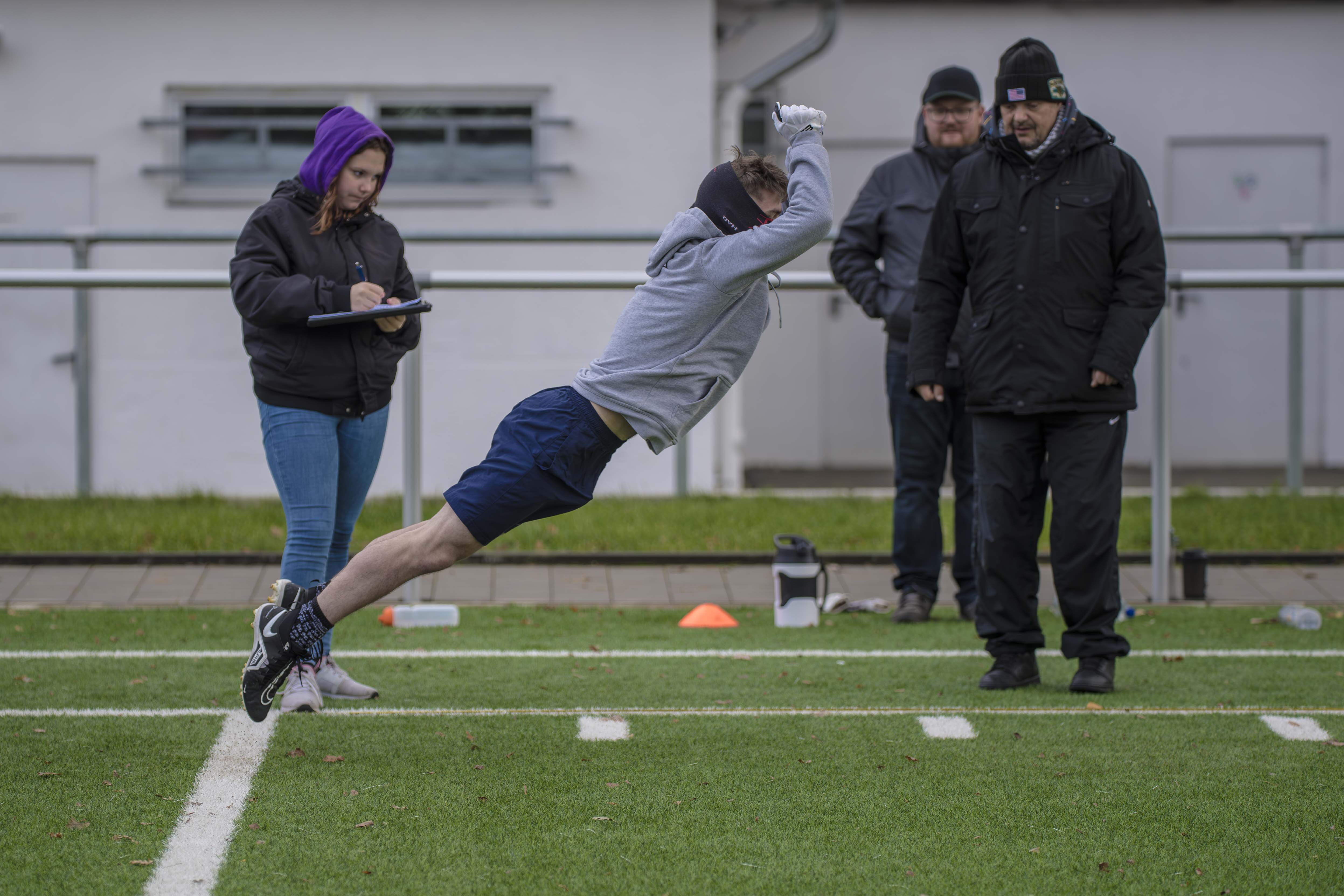 1st Combine der Bochum Rebels - Foto: Oliver Jungnitsch