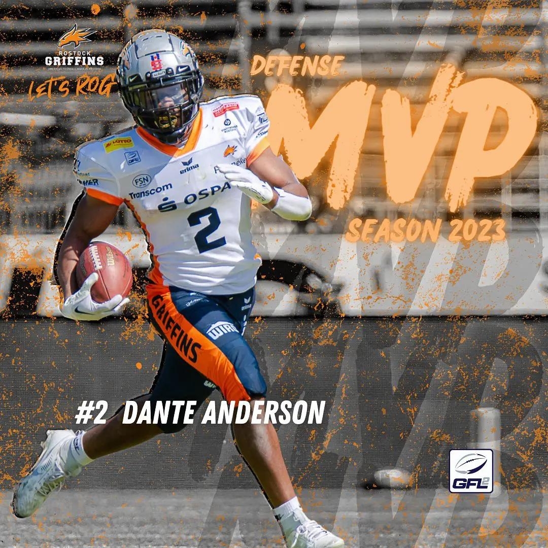 Dante Anderson war 2023 D-MVP (Foto: Kristin Heger)