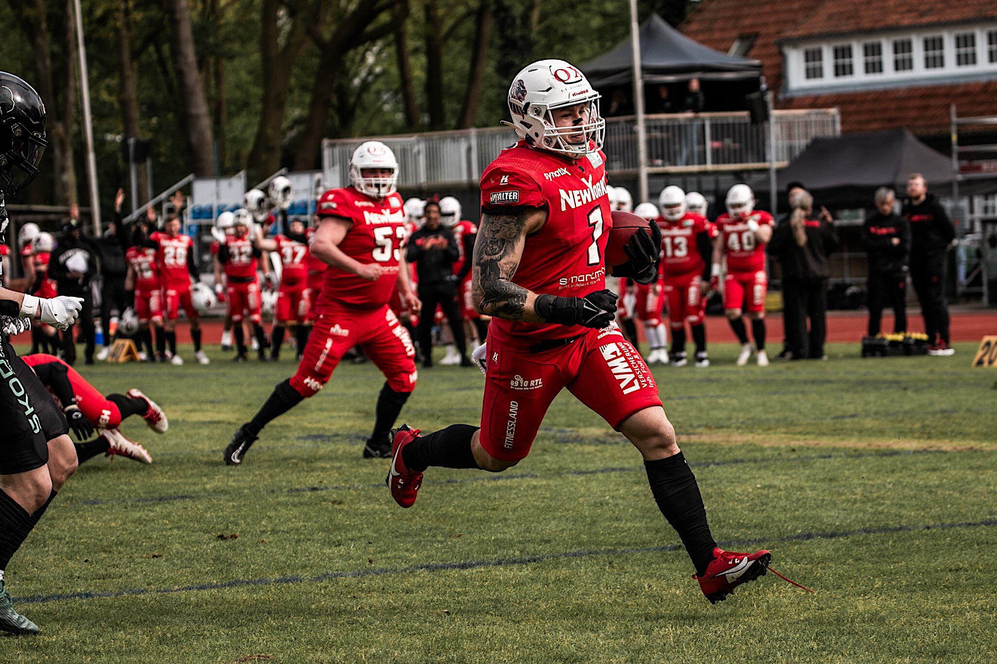 Finn Oppermann erzielte 3 TDs - Foto: Fabian Uebe