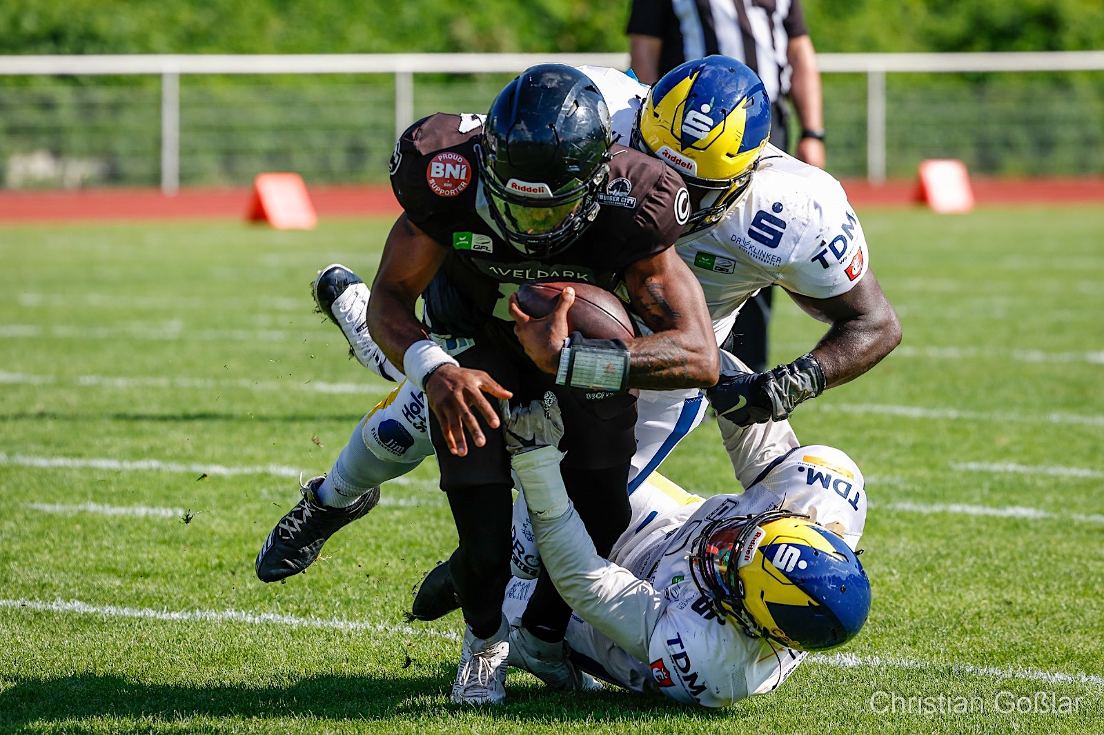 Berlin Rebels unterliegen den Hildesheim Invaders: Ein gebrauchter Tag im Berliner Stadion Wilmersdorf - Foto: Christian Goßlar