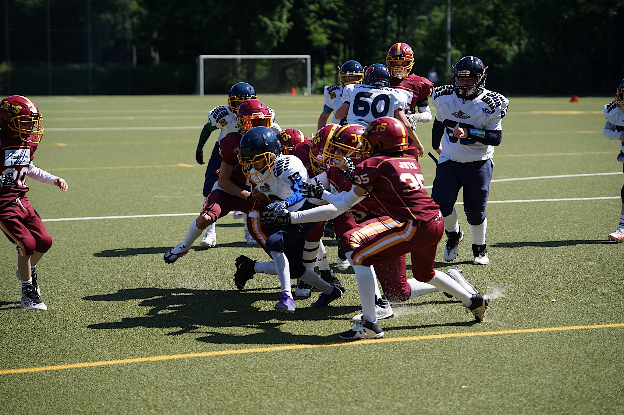 Future Jets dominieren mit 38:0 - Foto: Troisdorf Jets