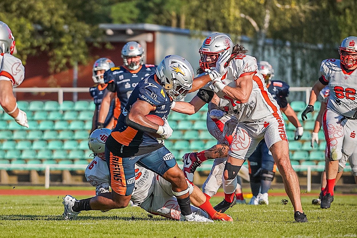 Griffins gewinnen Hitzeschlacht in Cottbus - Foto: Annemarie Ulbricht