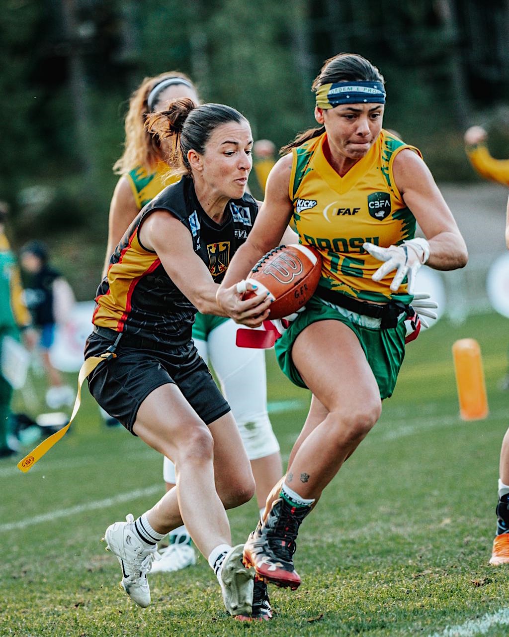  Kyra Fischer  im Spiel gegen Brasilien - Foto: AFVD