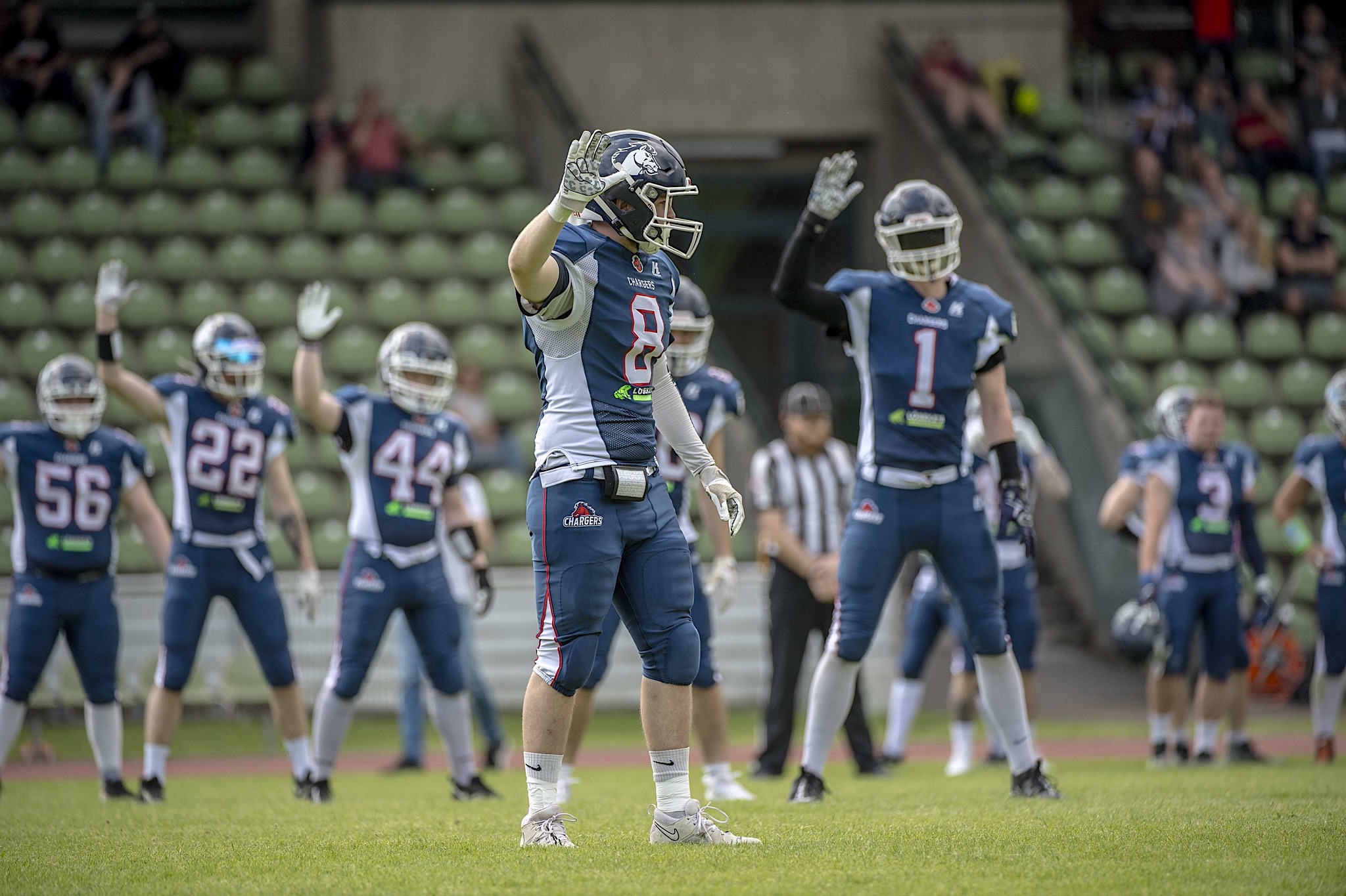 Die Recklinghausen Chargers starten in die zweite Saisonhälfte - Foto: Oliver Jungnitsch