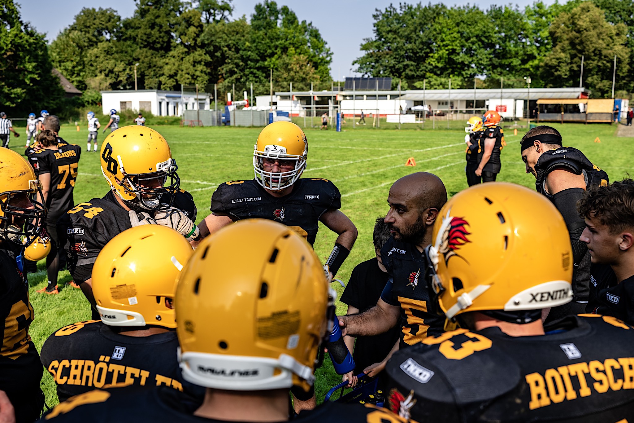 Düren Demons beim Spiel gegen Bocholt - Foto: AFC Düren Demons e.VB / Sebastian Jacob