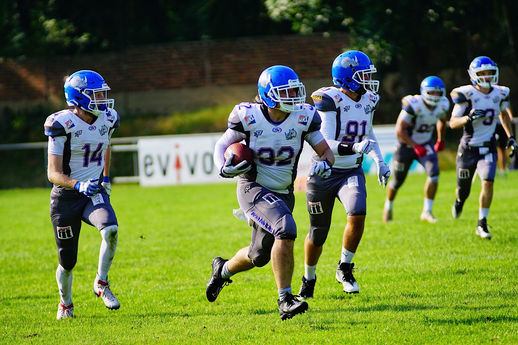 Interception Return Touchdown von Zeschke - Foto: Claus Derksen