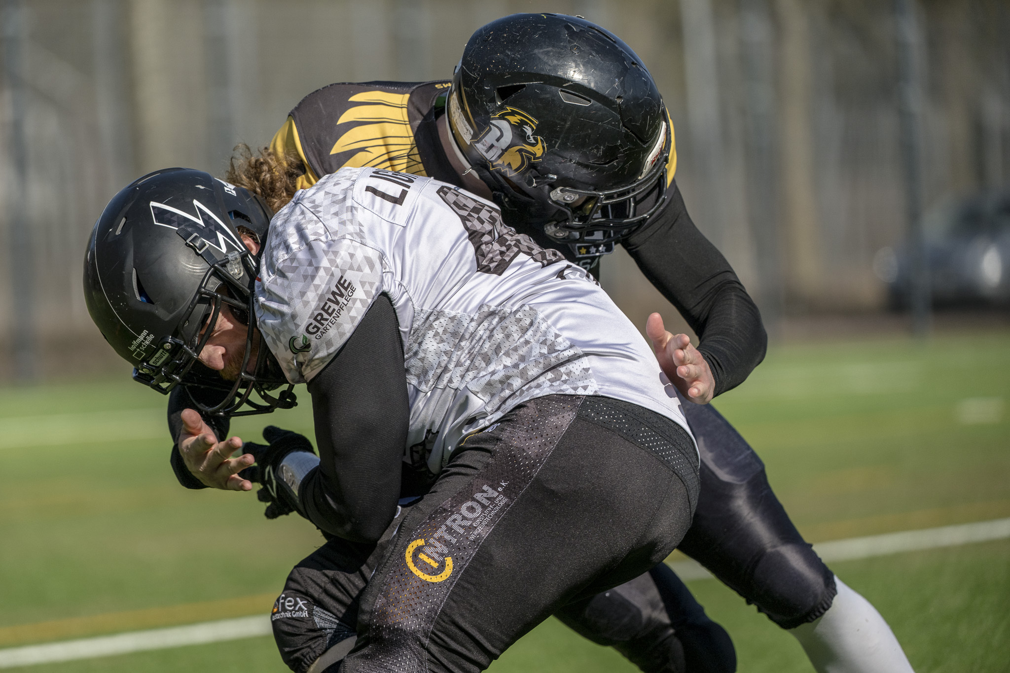 Beim Scrimmage der Münster Phoenix gegen die Lüdenscheid Lightnings waren wir von NRW Football zu Gast (Foto: Oliver Jungnitsch)