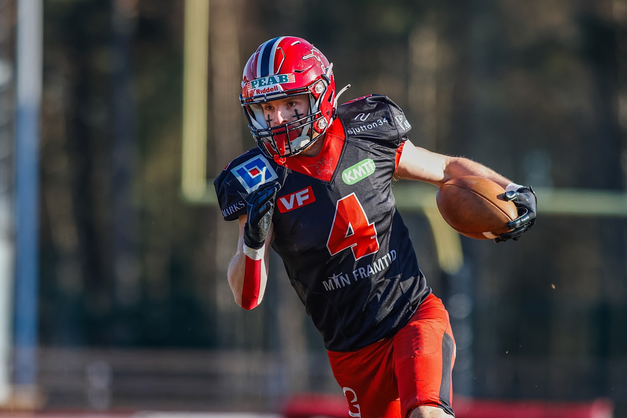 Wide Receiver Willem Vancompernolle -  Foto: Håkan Bylund / Carlstad Crusaders