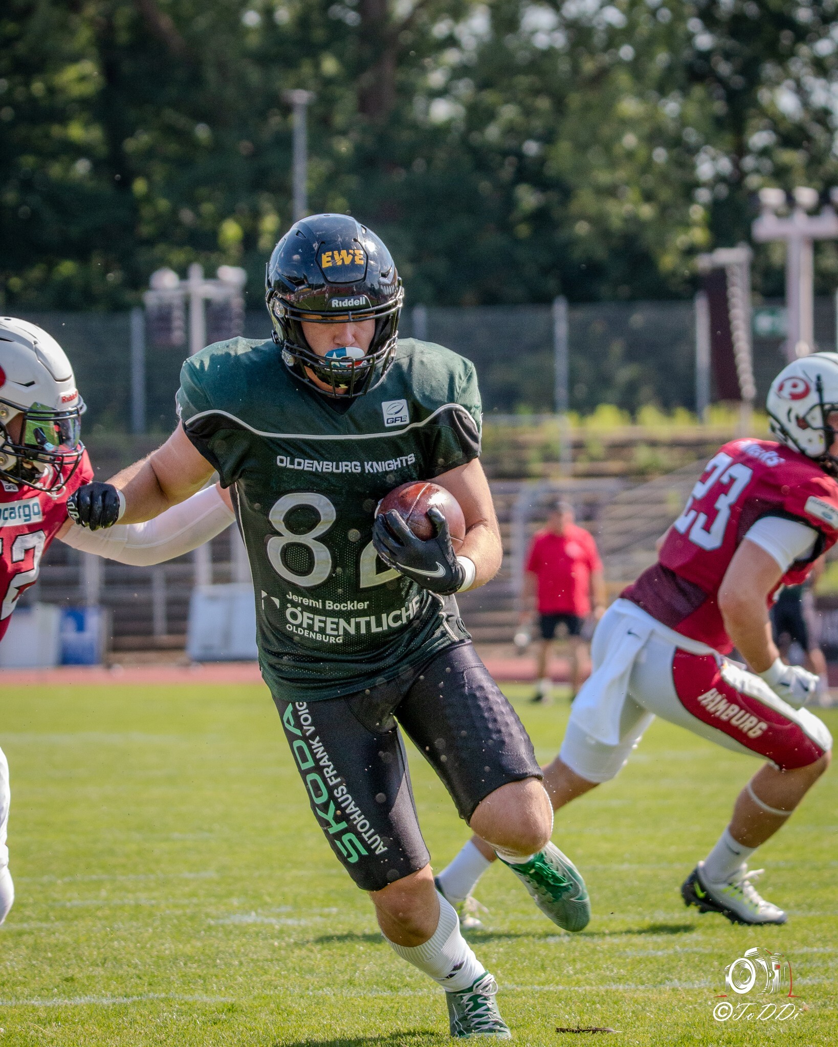 Wiede Receiver Bennet Bödeker - Foto: Thorsten Lösche