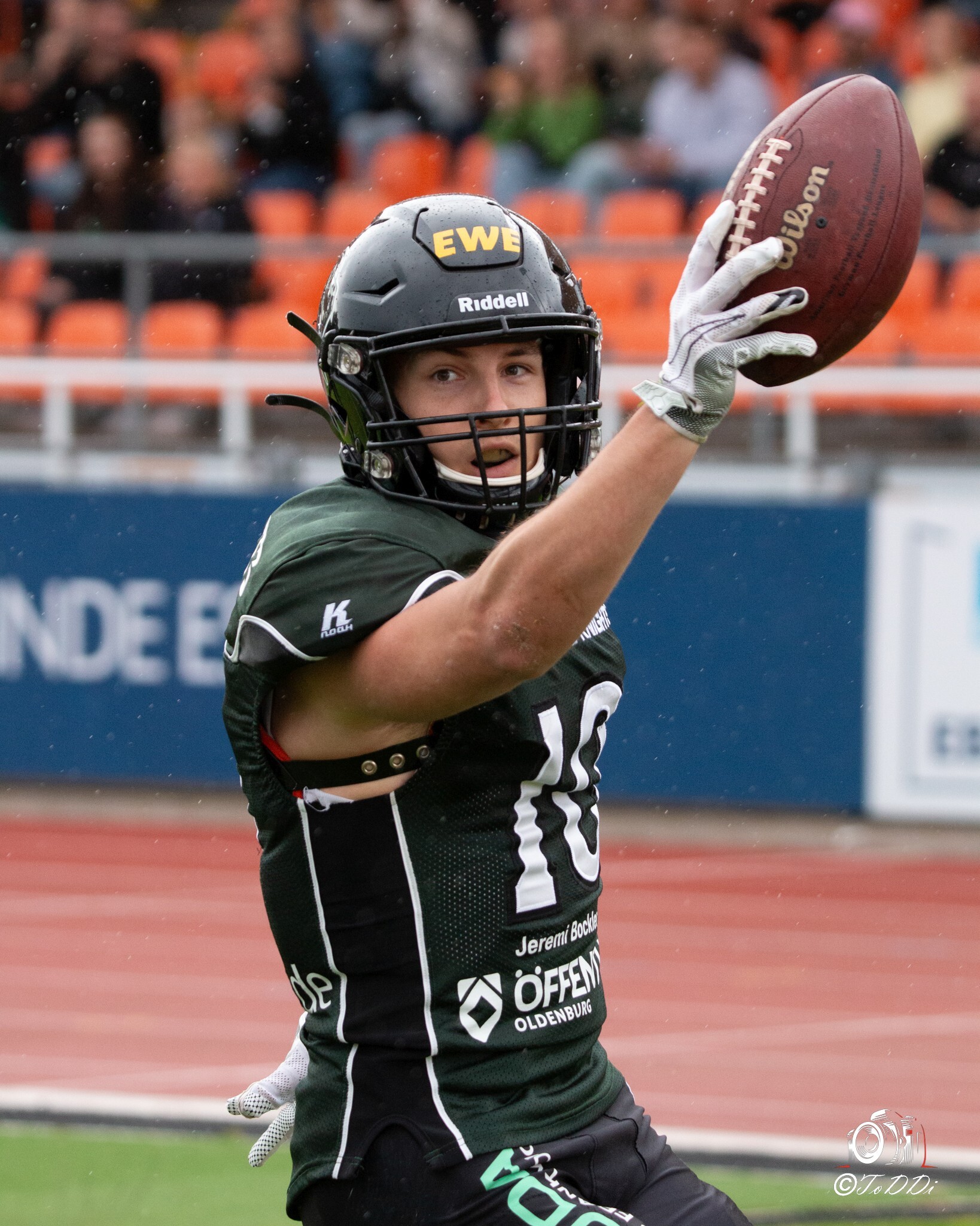 Wide Receiver Tammo Vroom - Foto: Thorsten Lösche