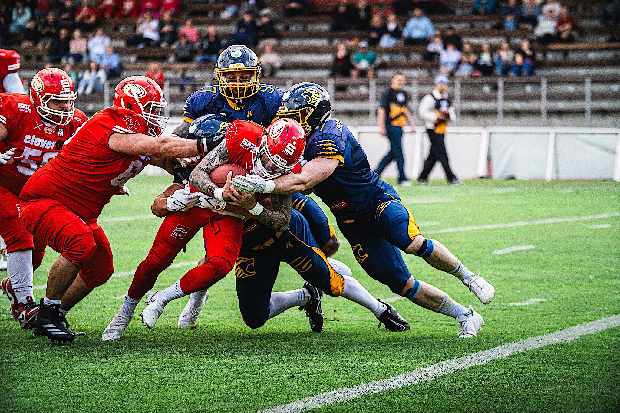 Lübeck Cougars verlieren erstes Heimspiel der Saison gegen Leipzig Lions - Foto: Fabian Winkel