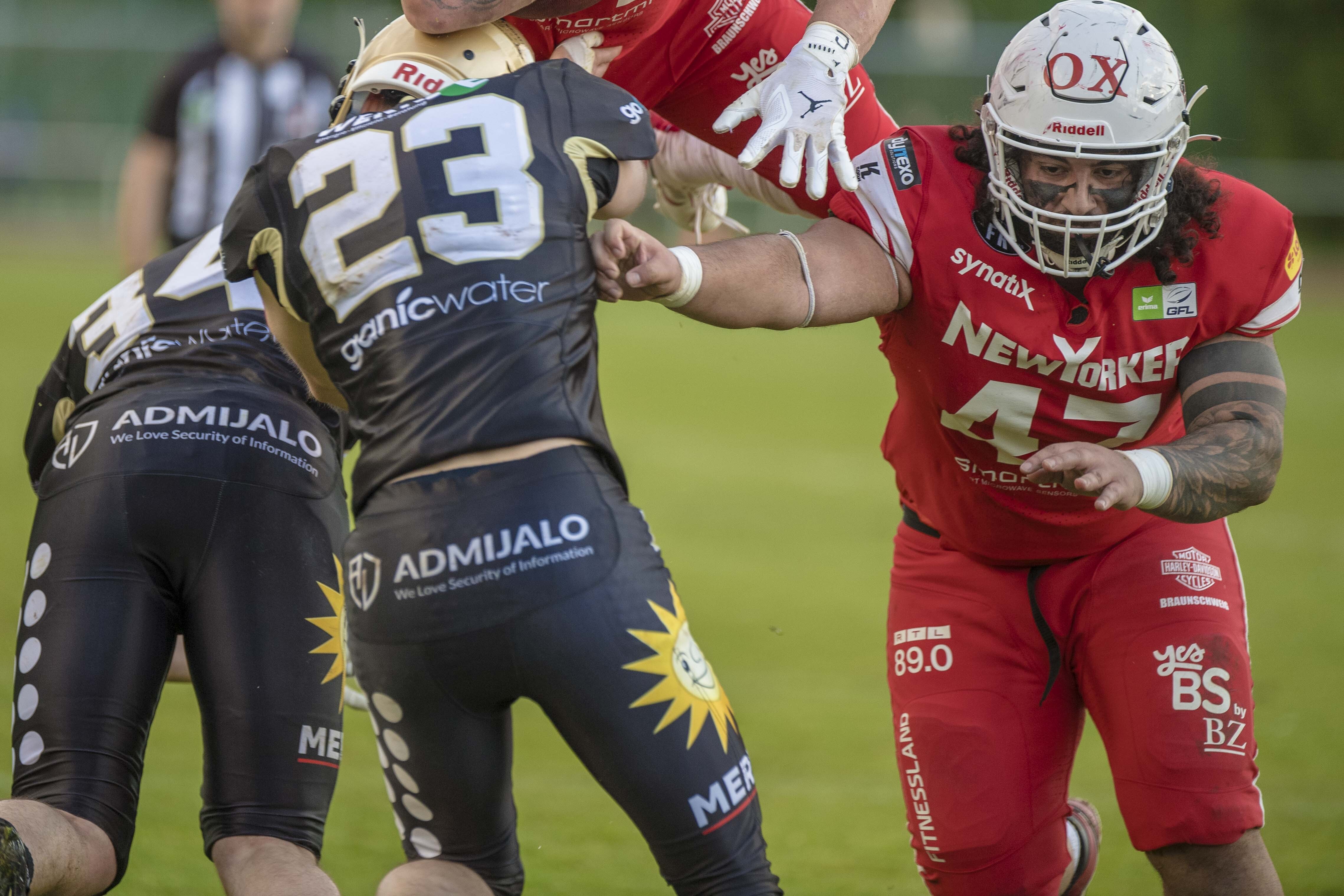 Mahsum Kedik #47 - FB und TE bei den New Yorker Lions (Foto: Oliver Jungnitsch)