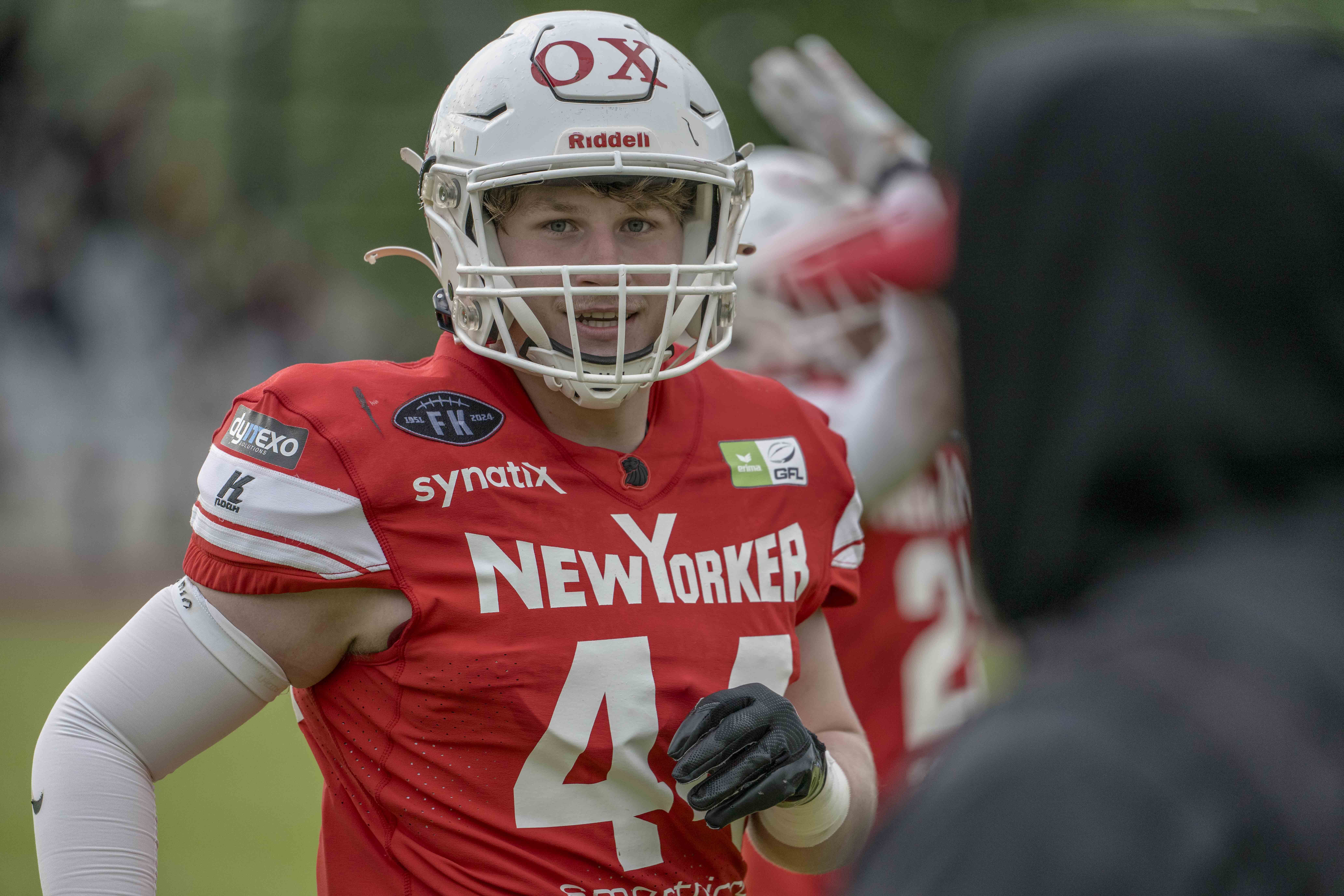 Linebacker Jonas Pflug verstärkt die New Yorker Lions - Foto: Oliver Jungnitsch