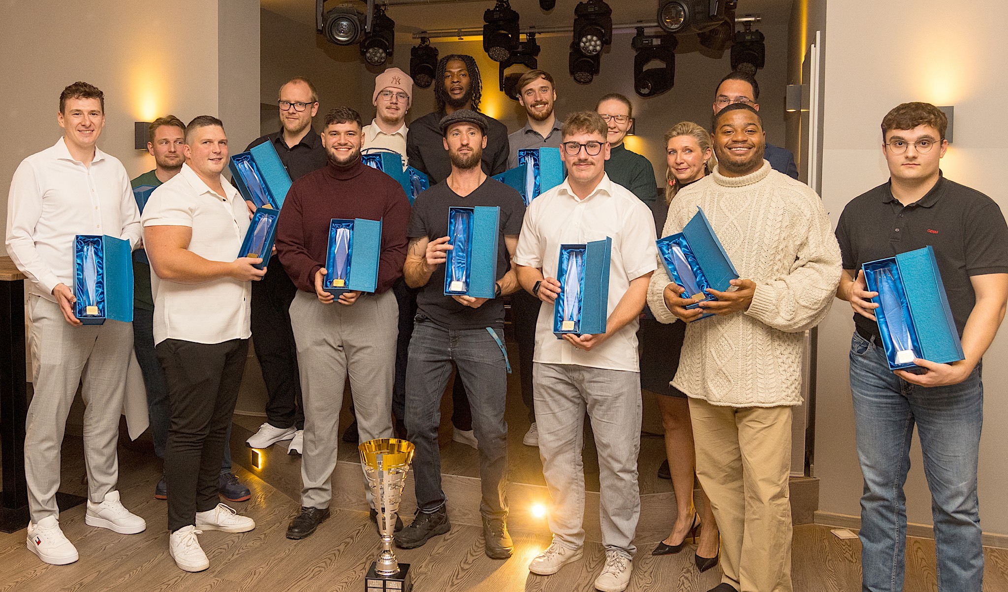 Ehrung der Besten: Die Minden Wolves vergaben im Rahmen ihrer traditionellen Saisonabschlussfeier insgesamt 17 Awards - Foto: Florian Berge