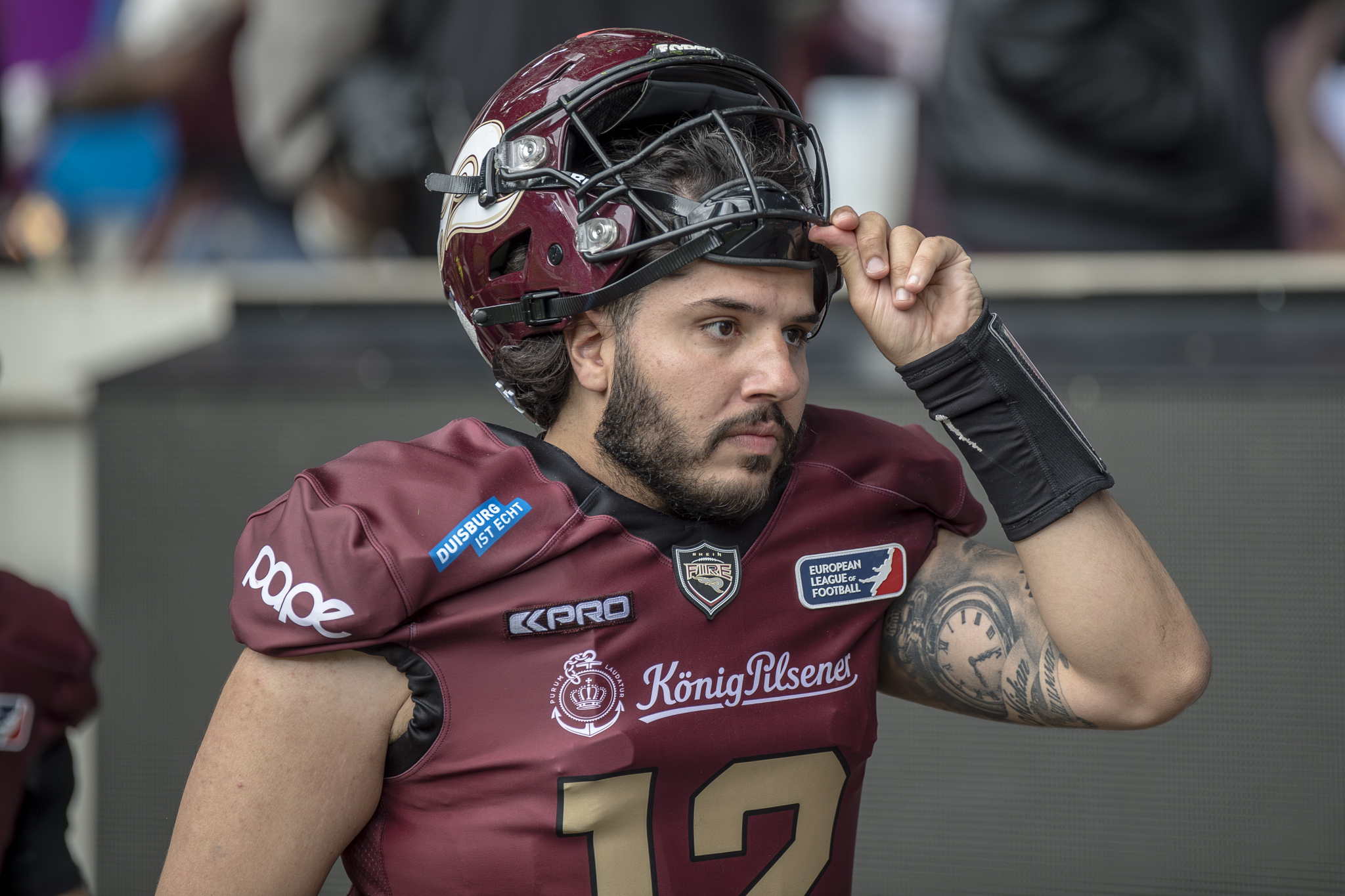 Rohat Dagdelen Quarterback von Rhein Fire wird jetzt Sportdirektor - Foto: Oliver Jungnitsch