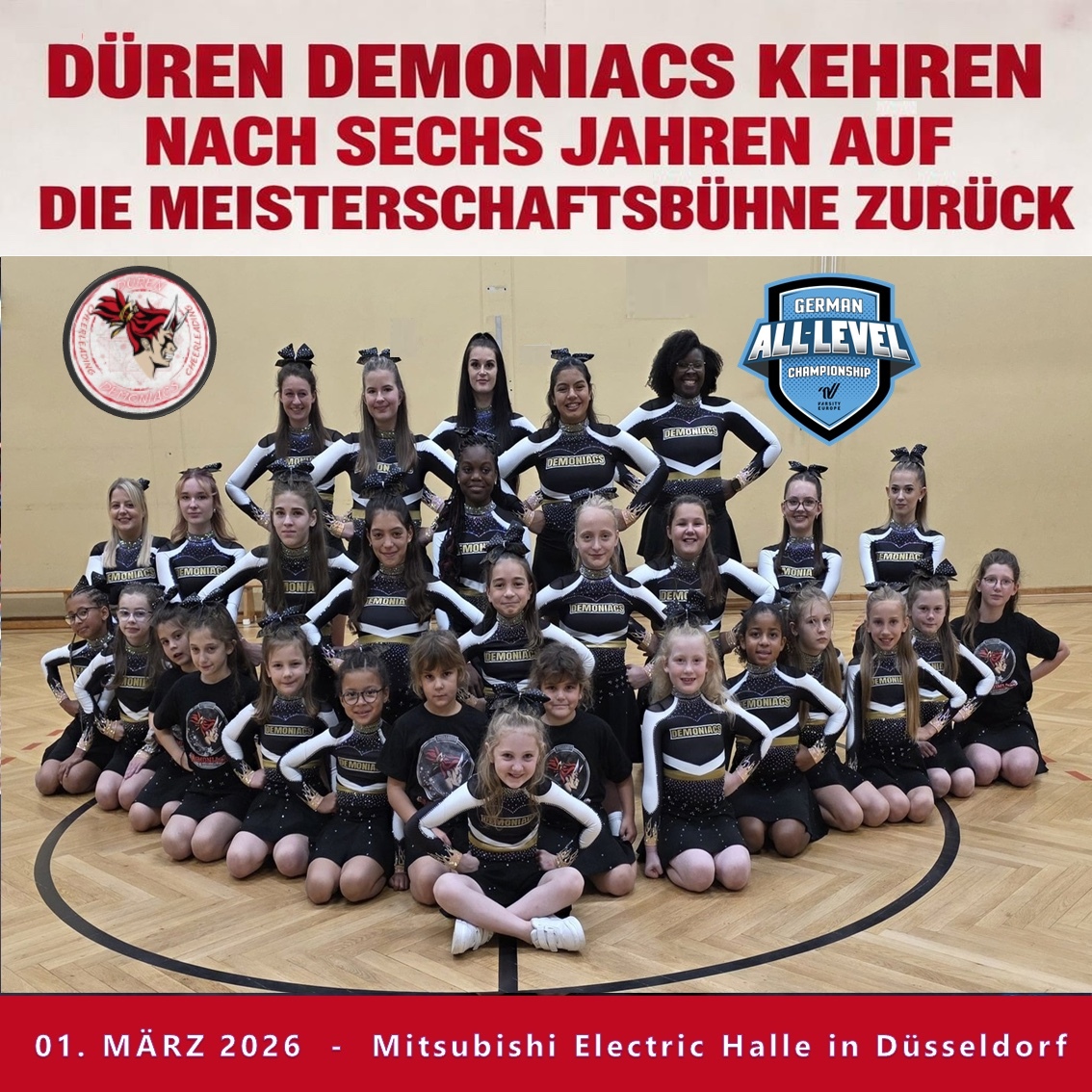 Düren Demoniacs kehren nach sechs Jahren auf die Meisterschaftsbühne zurück - Foto: Düren Demons