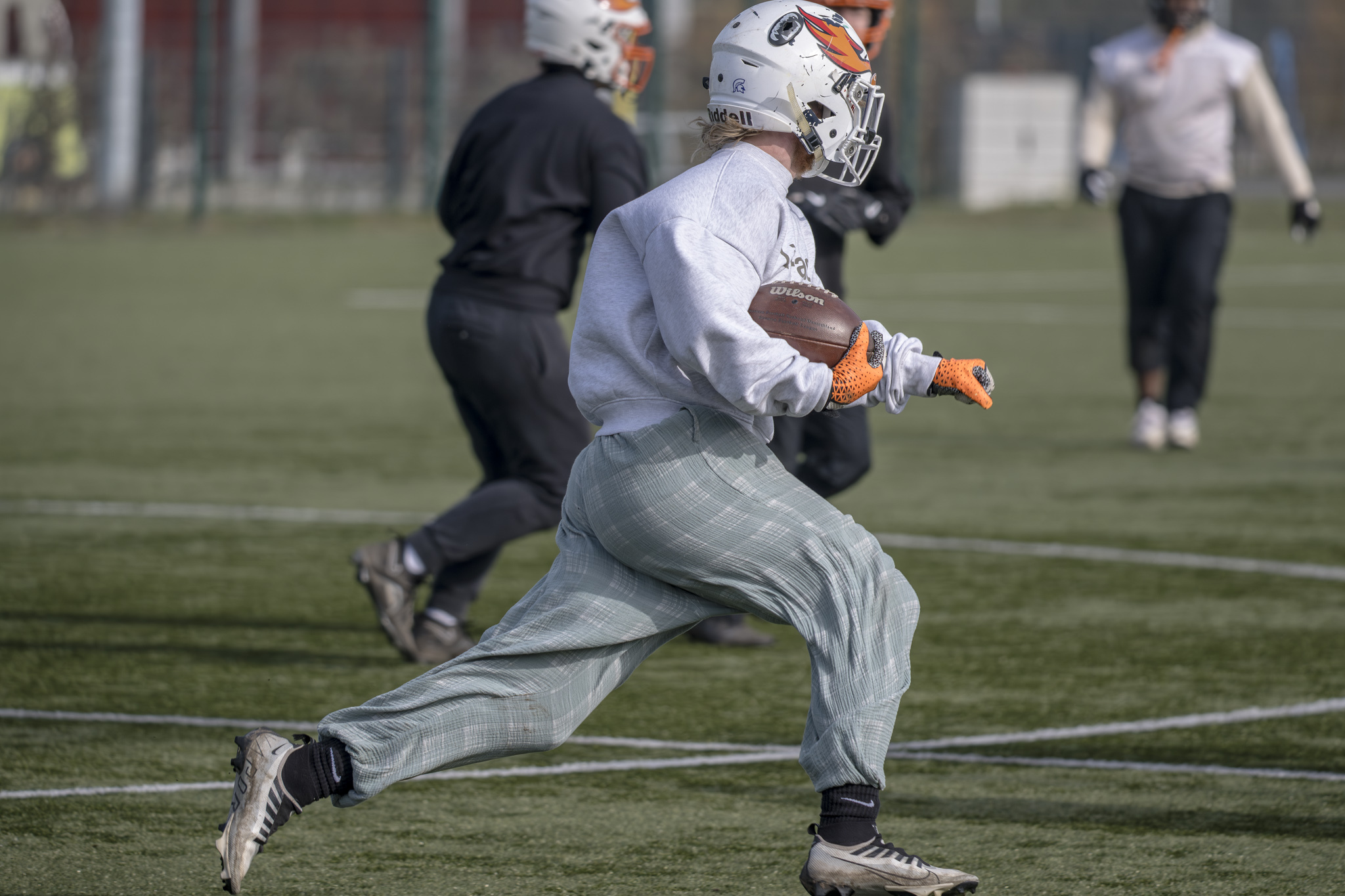 Am letzten Tag des Camps wurde ohne Pads trainiert - Foto: Oliver Jungnitsch