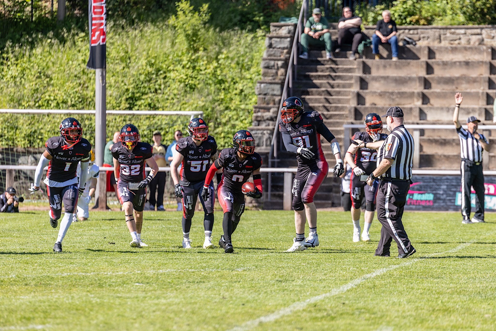 Runningback&nbsp;Myles Bailey sorgte für den Sieg in der letzten Spielminute - Foto: Marc Junge