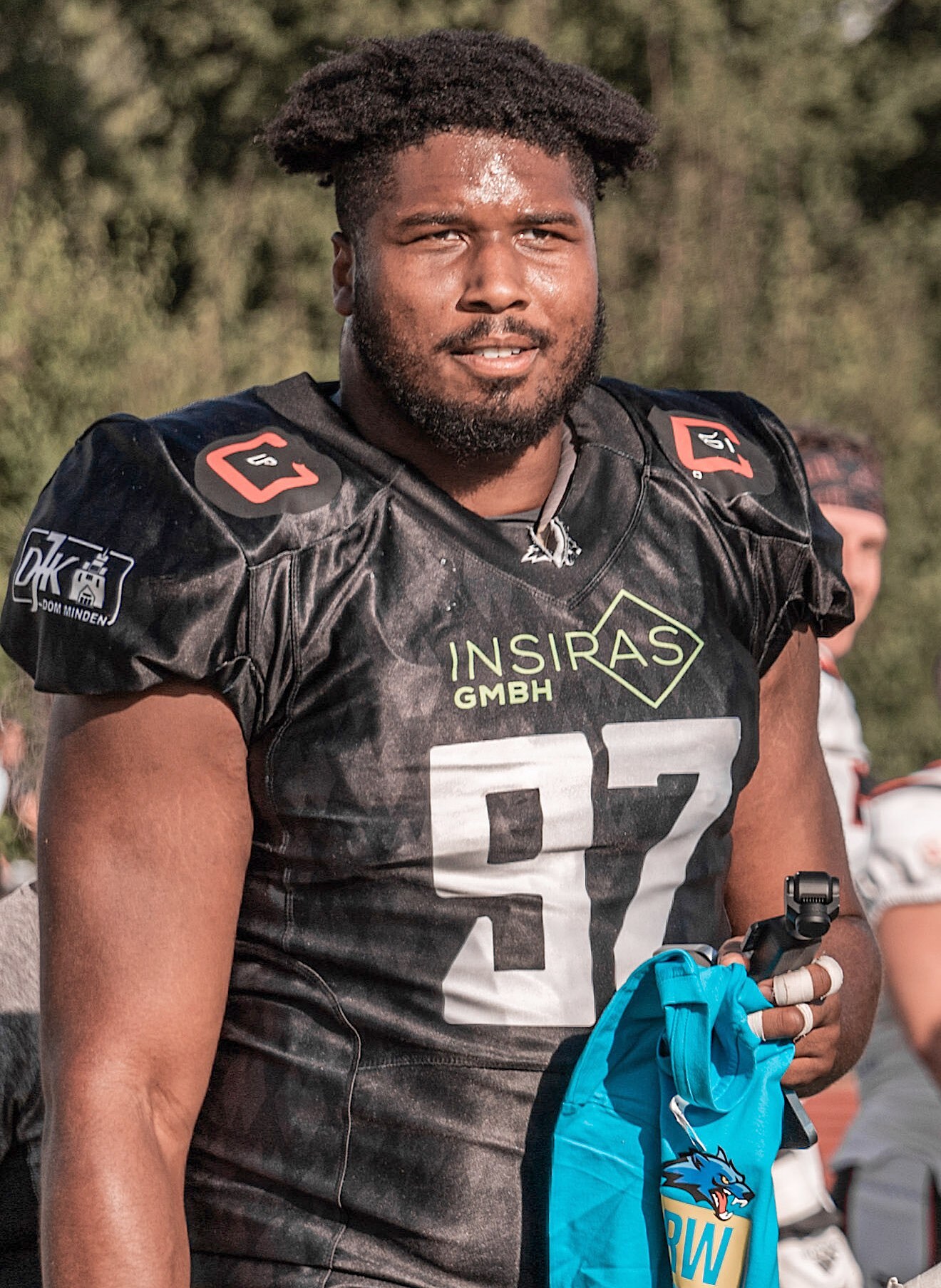 Schon einmal trug Jalen Dalton das Trikot der Minden Wolves, bevor er zu den Dallas Cowboys wechselte. Jetzt kehrt er zurück. Foto: Minden Wolves
