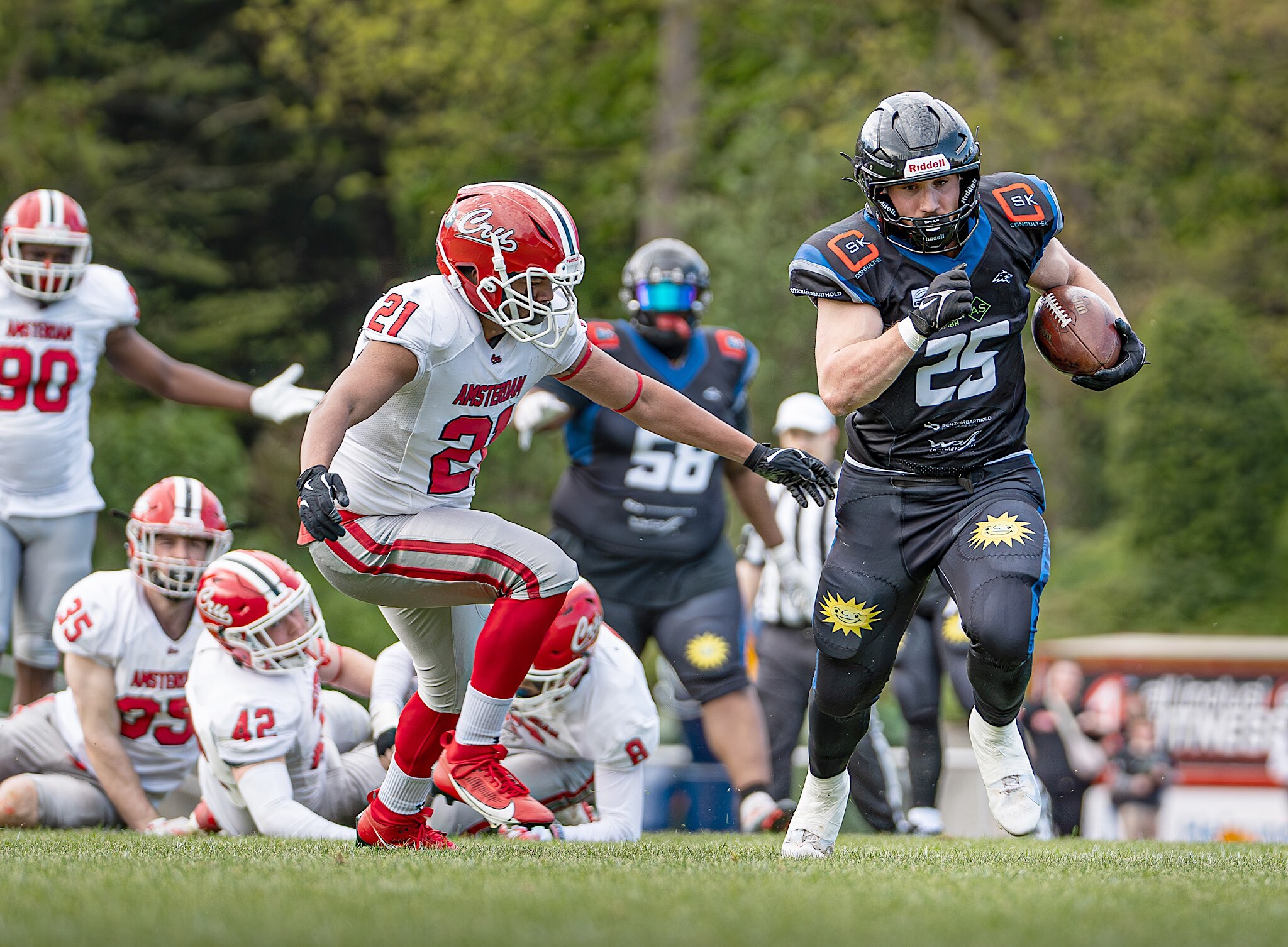 Runningback René Lange will für die Wolves punkten -  Foto: Hendric-Noah Pieper