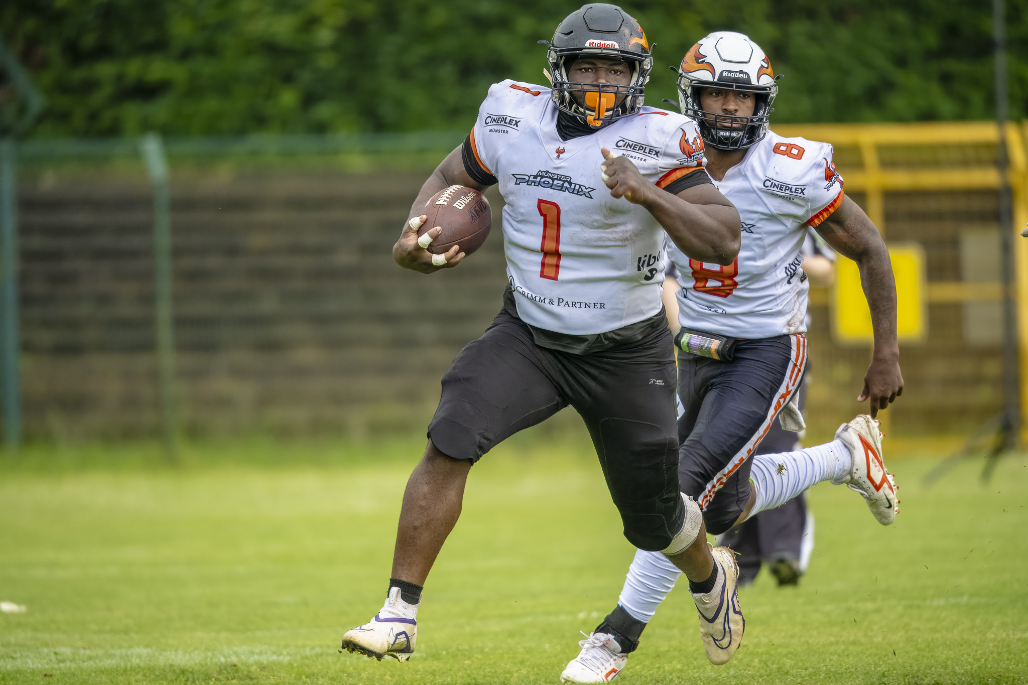 Die Münsteraner Umar Tairou #1 und Malik Brown #8 konnten von Paderborn kaum gestoppt werden - Foto: Oliver Jungnitsch