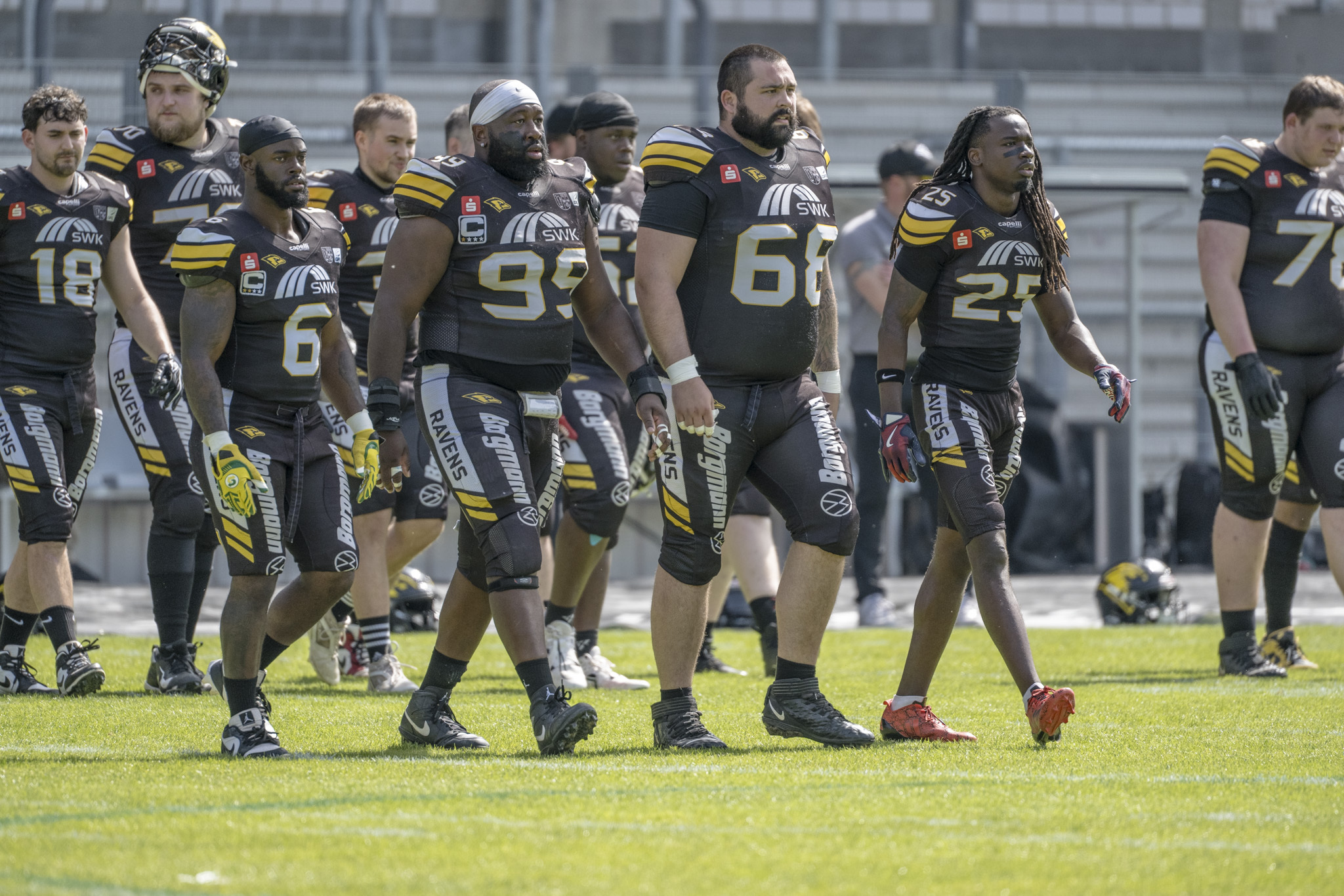Krefeld Ravens empfangen die Minden Wolves auf der Road to GFL2 Bowl -Foto: Oliver Jungnitsch