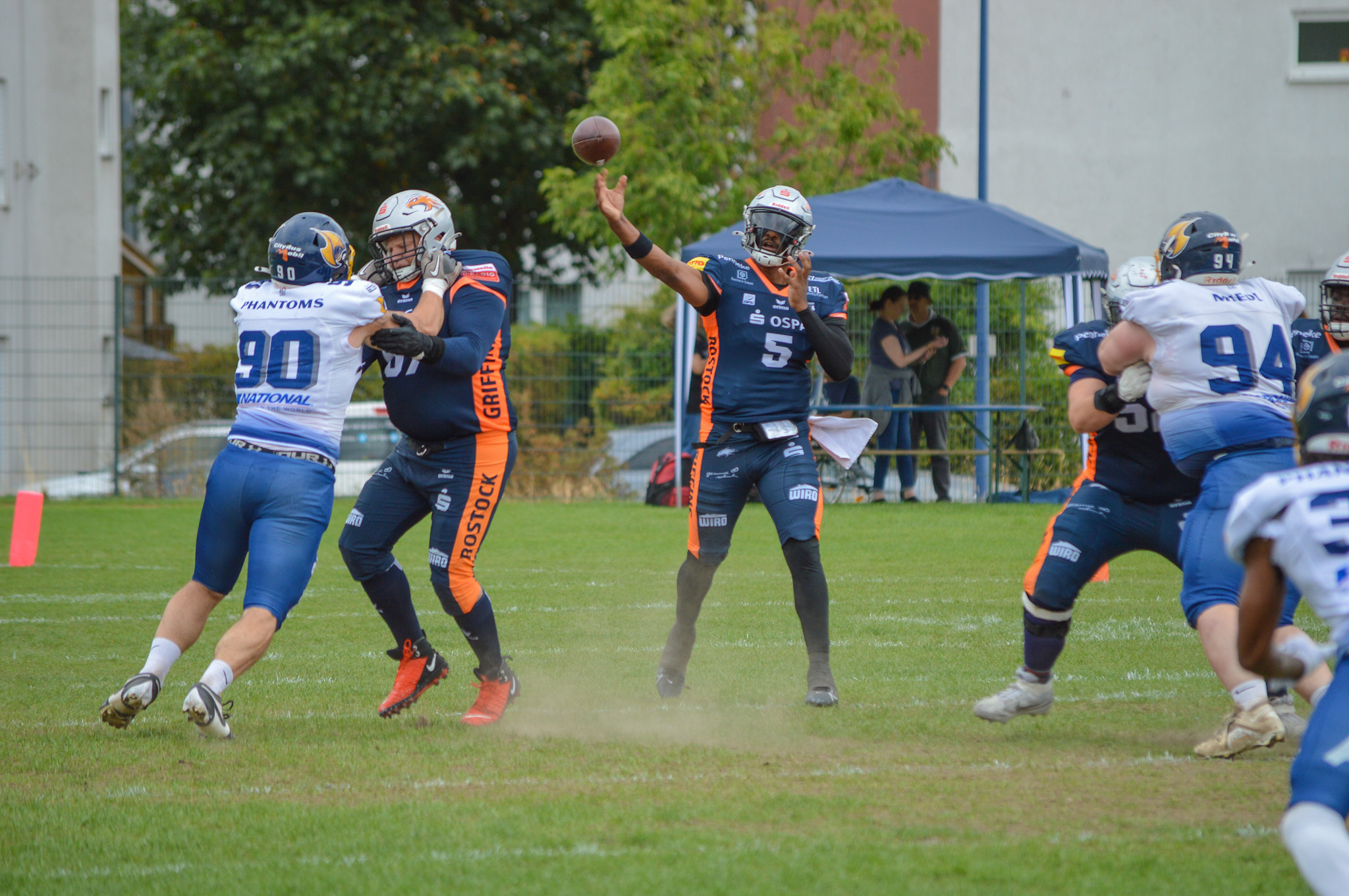 Mit dem Sieg gegen die Wiesbaden Phantoms haben die Griffins das Finale um den Aufstieg in die GFL erreicht - Foto: Helke Redersborg