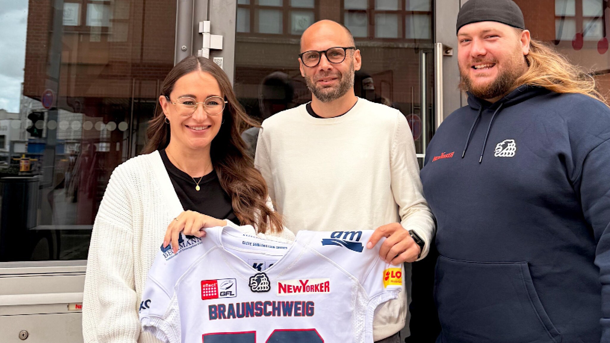 v.l.n.r – Lisa Horstmann, Nils Heckeroth, Georg Burmeister - Foto: Braunschweig Lions
