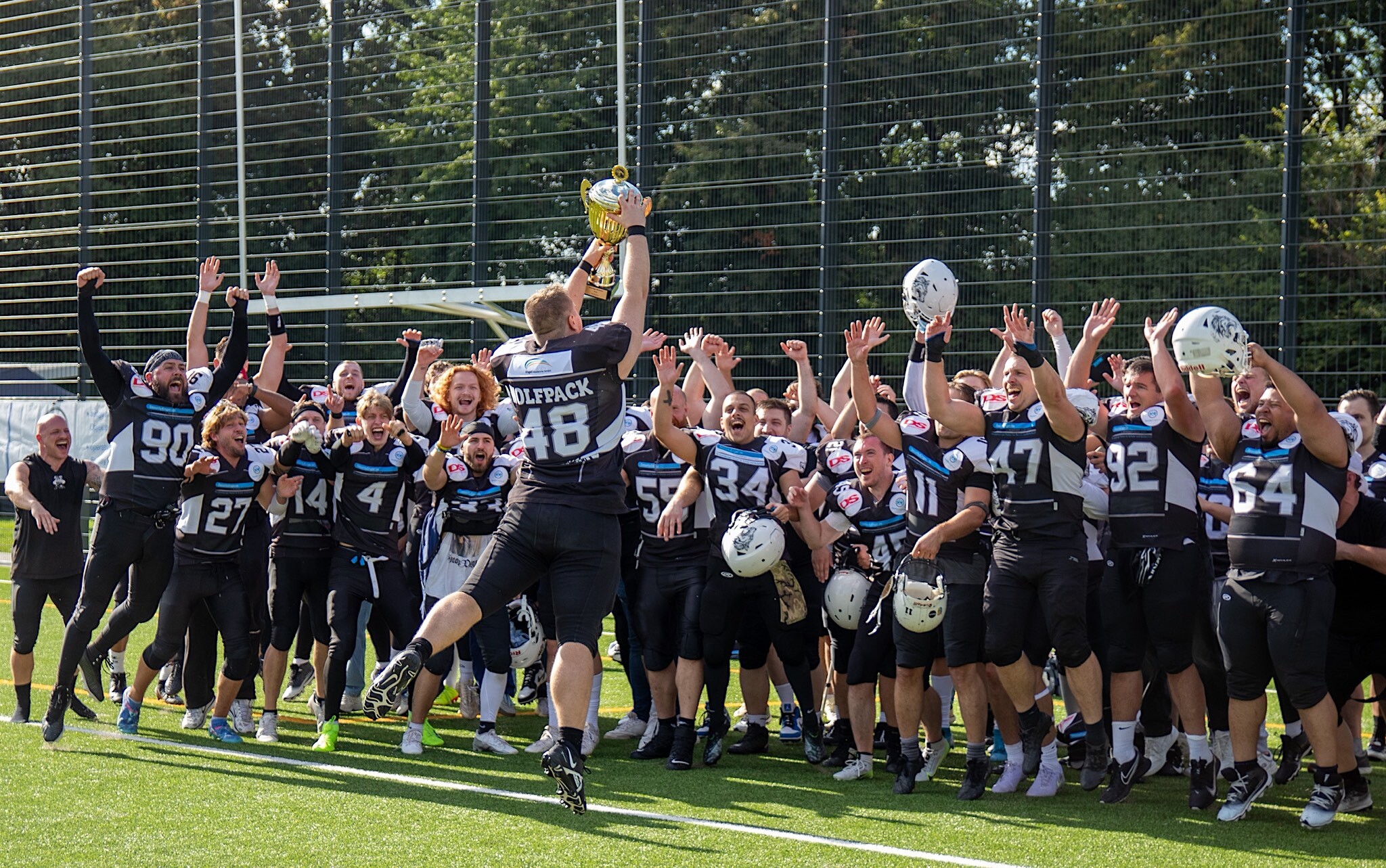 Mönchengladbachs American Footballer steigen erstmals in die Regionalliga NRW auf - Foto: Manuela Holzvoigt