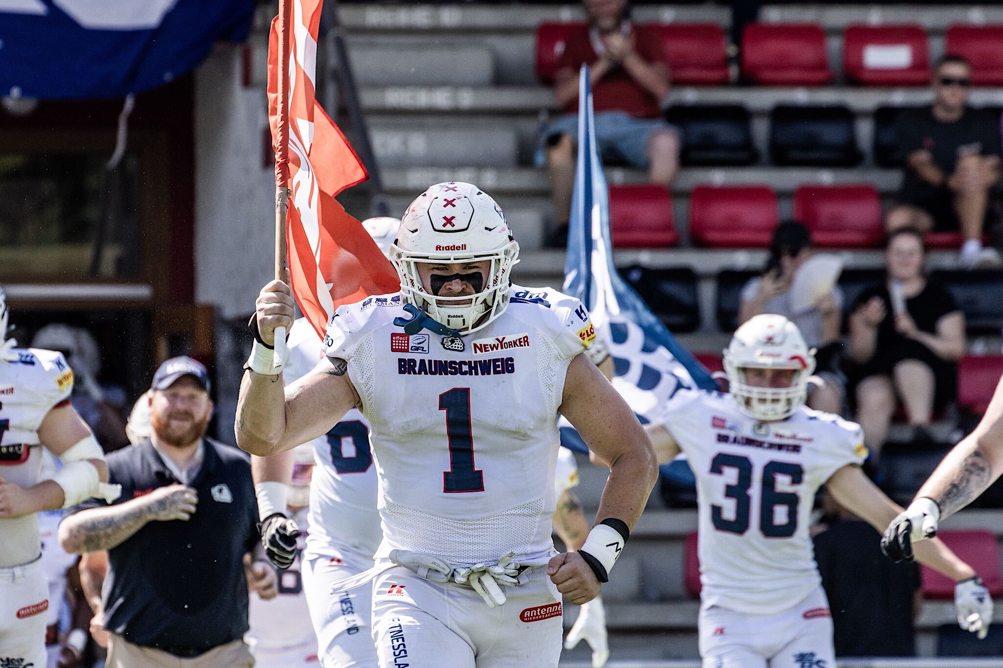 Fullback und Linebacker -  Finn Oppermann - Foto: Fabian Uebe